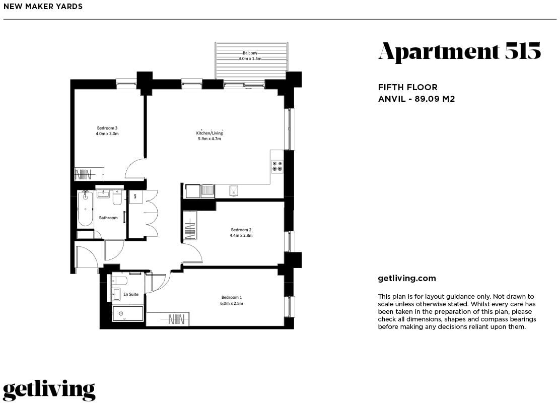 New Maker Yards floorplan