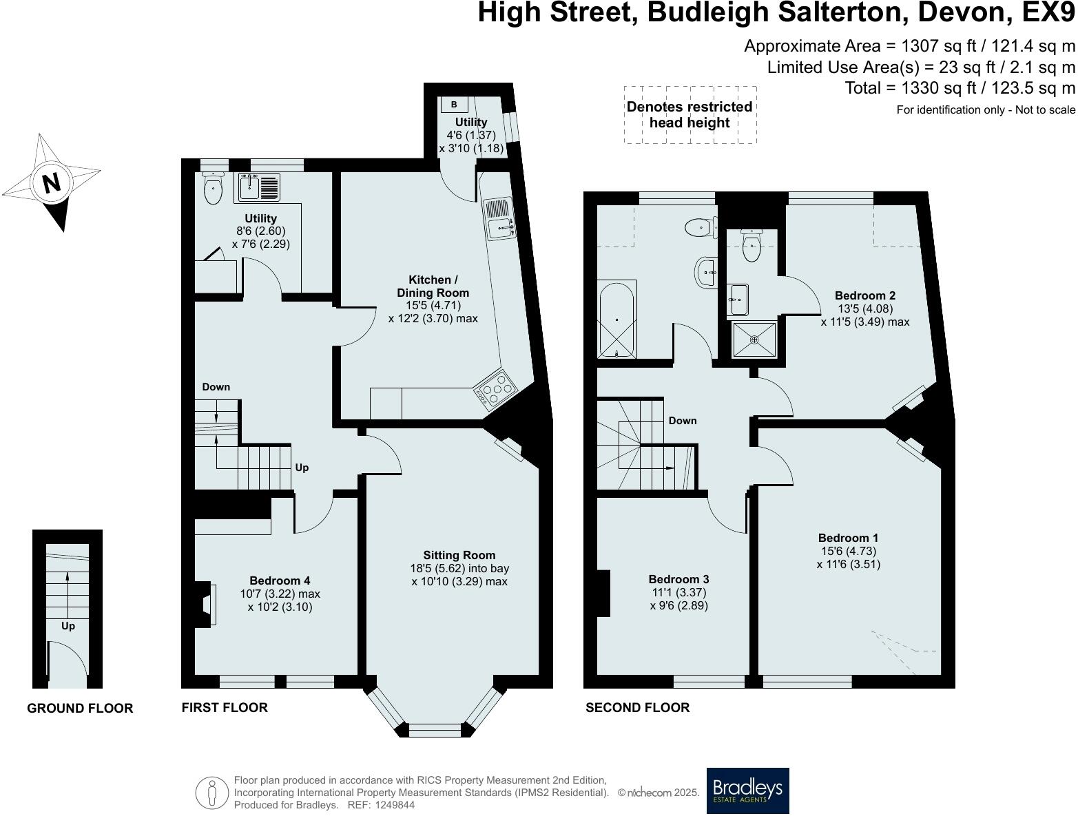 High Street, Budleigh Salterton, Devon floorplan