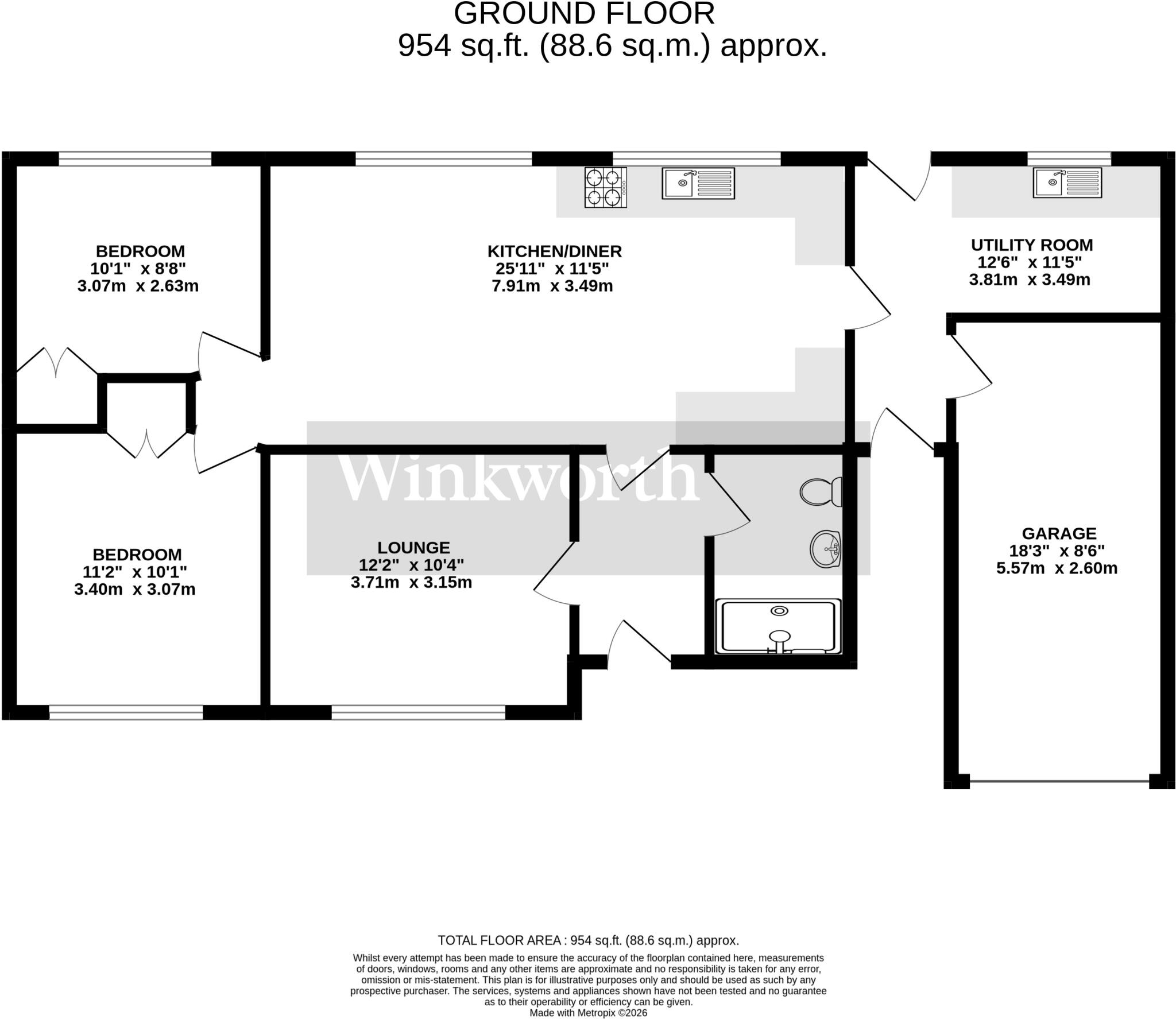 Swan Lane, Harleston, Norfolk, IP20 floorplan