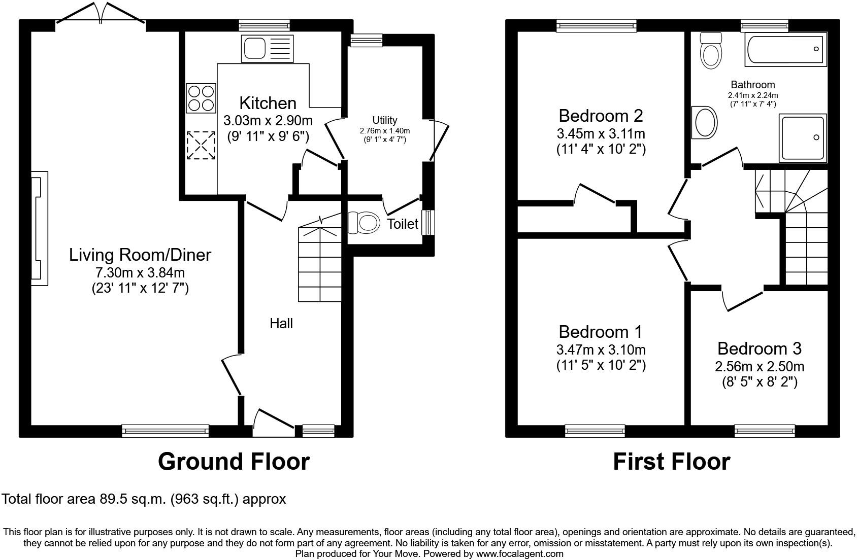 Chapel Close, Whitehaven, Cumbria, CA28 floorplan