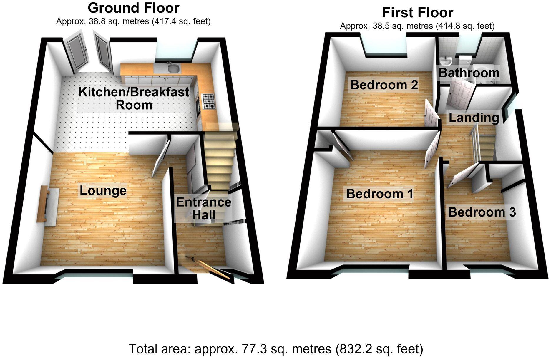 The Spinney, Pontllanfraith, NP12 floorplan