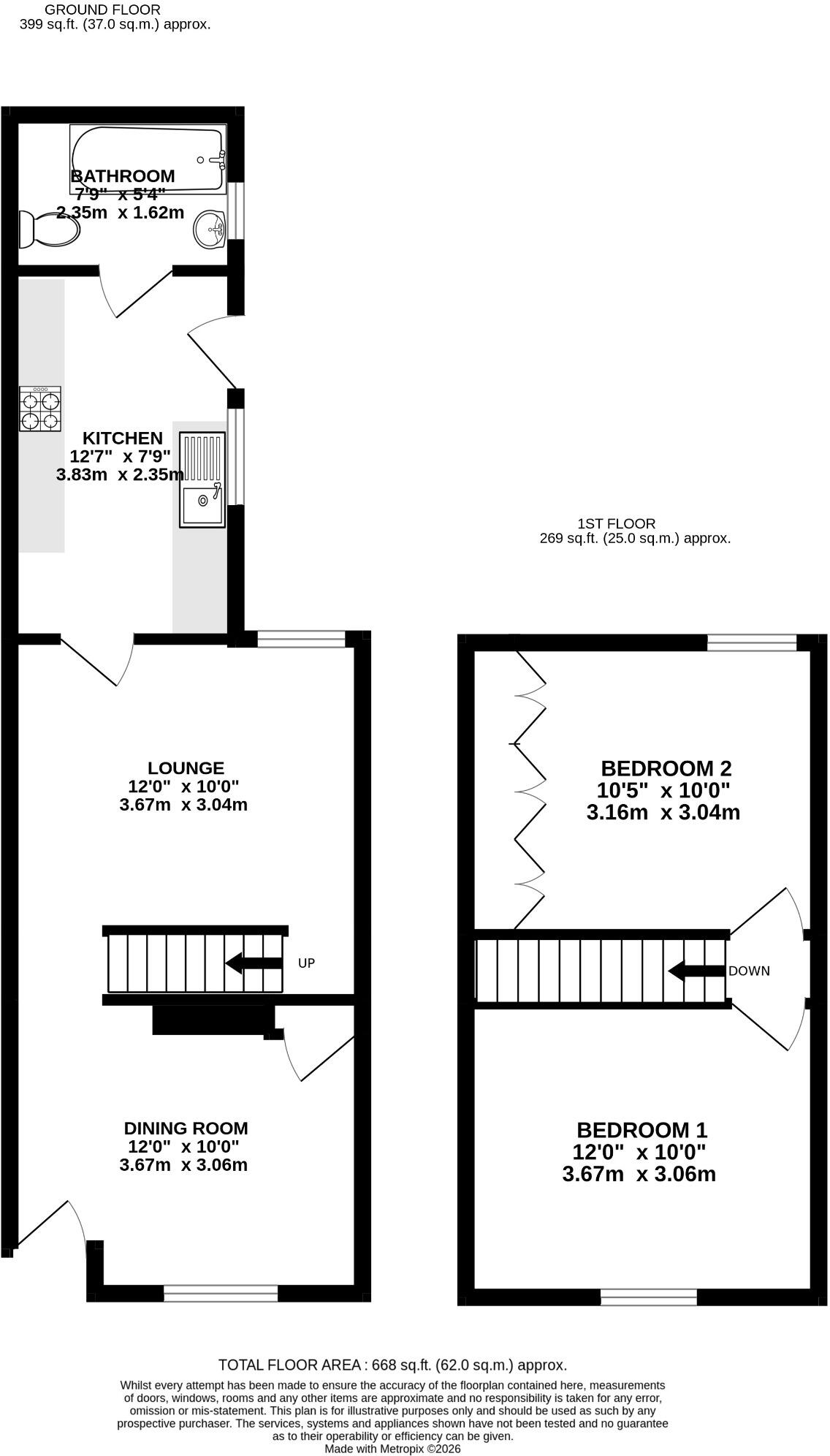 Clive Road, Portsmouth floorplan