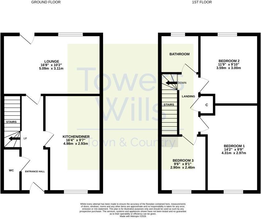 Kingfisher Drive, Yeovil, Somerset, BA22 floorplan