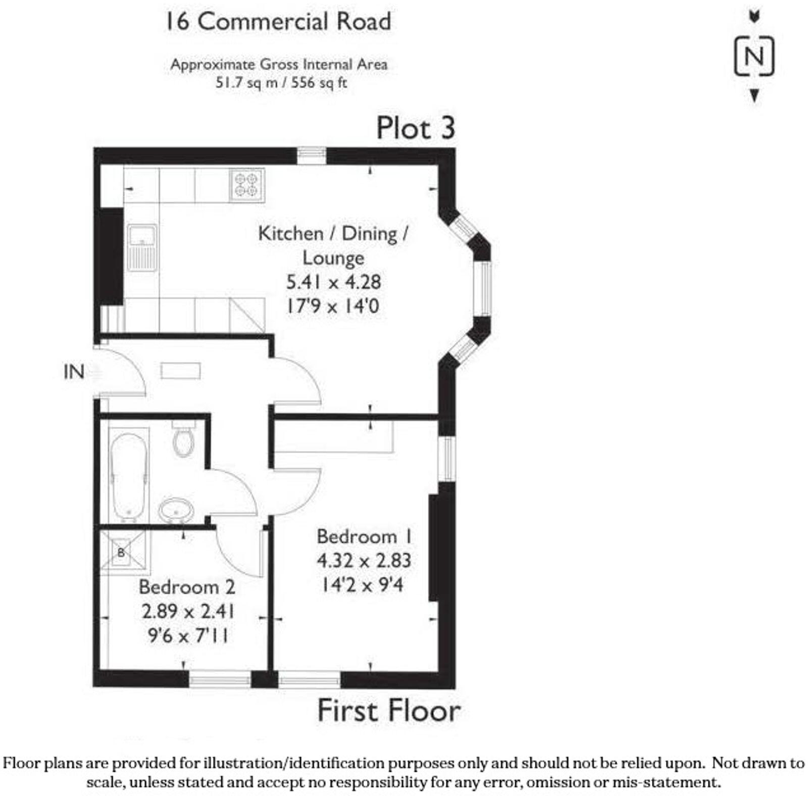 Sion House, Commercial Road, Ashley Cross, Poole BH14 floorplan