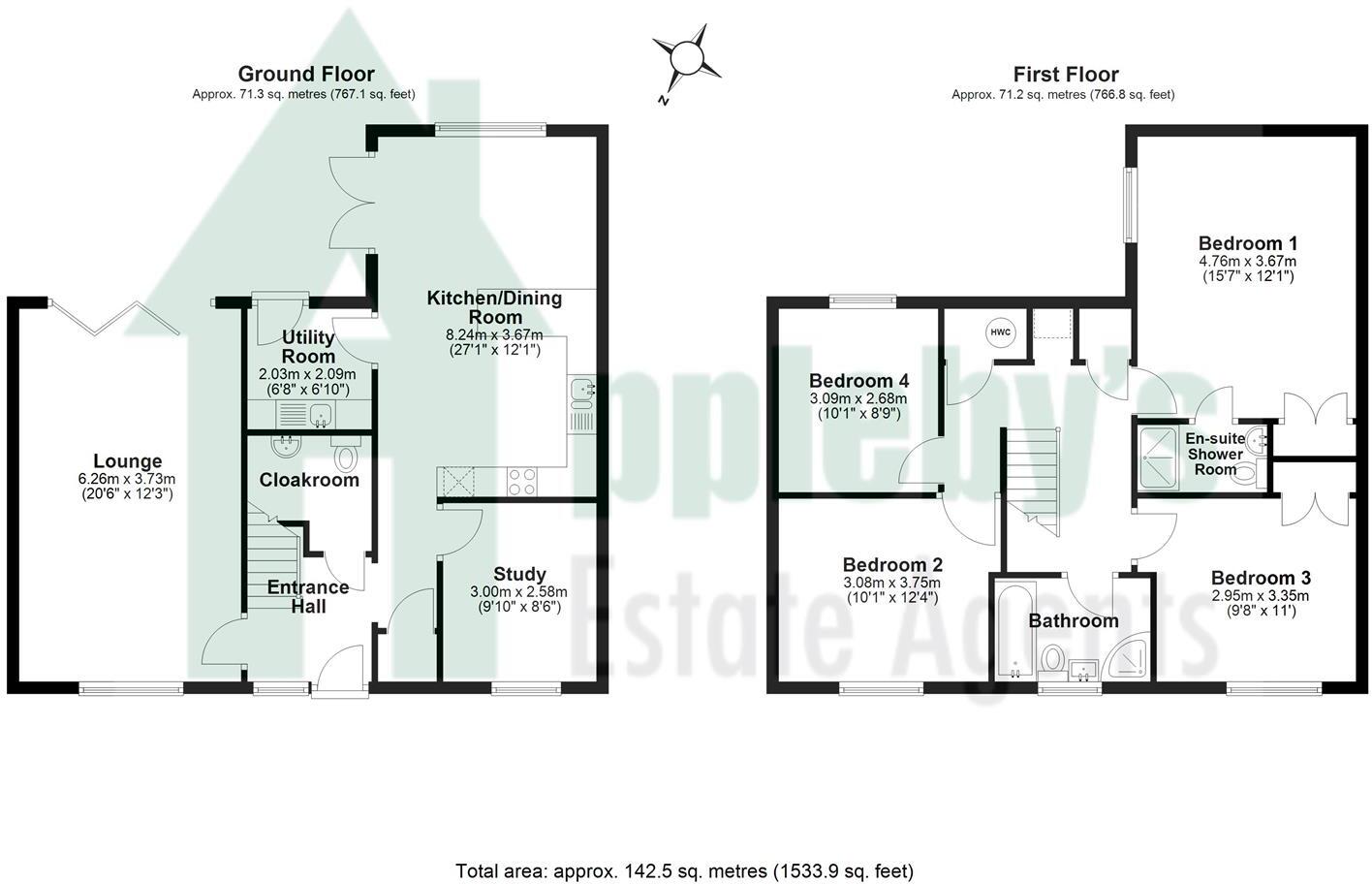 Pottery Fields, Lawn Road, Ashleworth floorplan