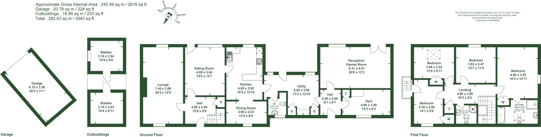 Alston Lane, Alston, Preston, Lancashire floorplan