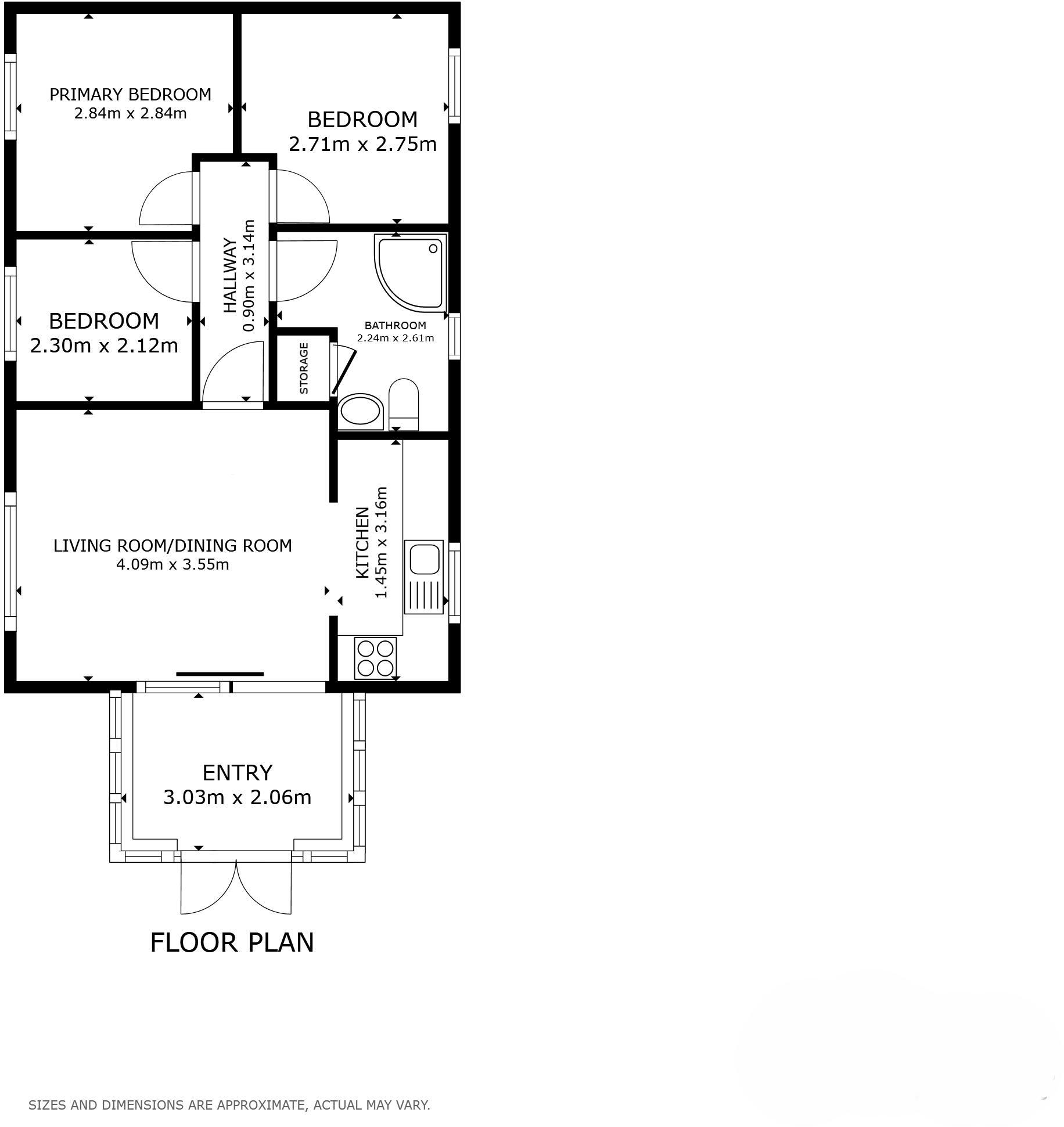 Relaxezvous, Riviere Towans floorplan