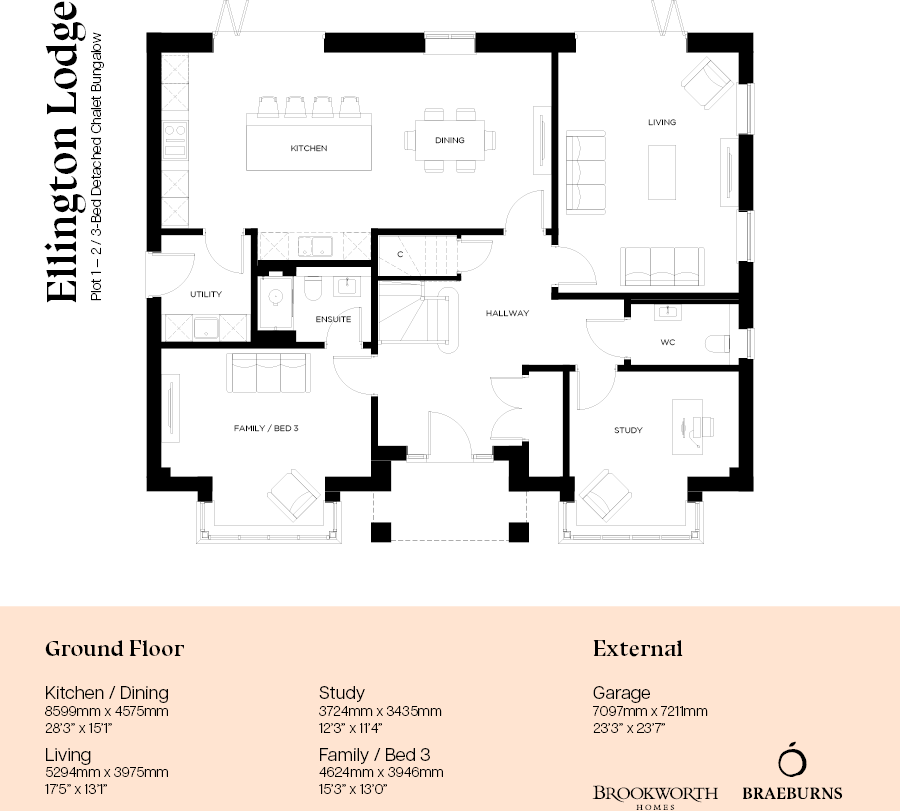 Welford's Finest Collection of Homes - Braeburns floorplan