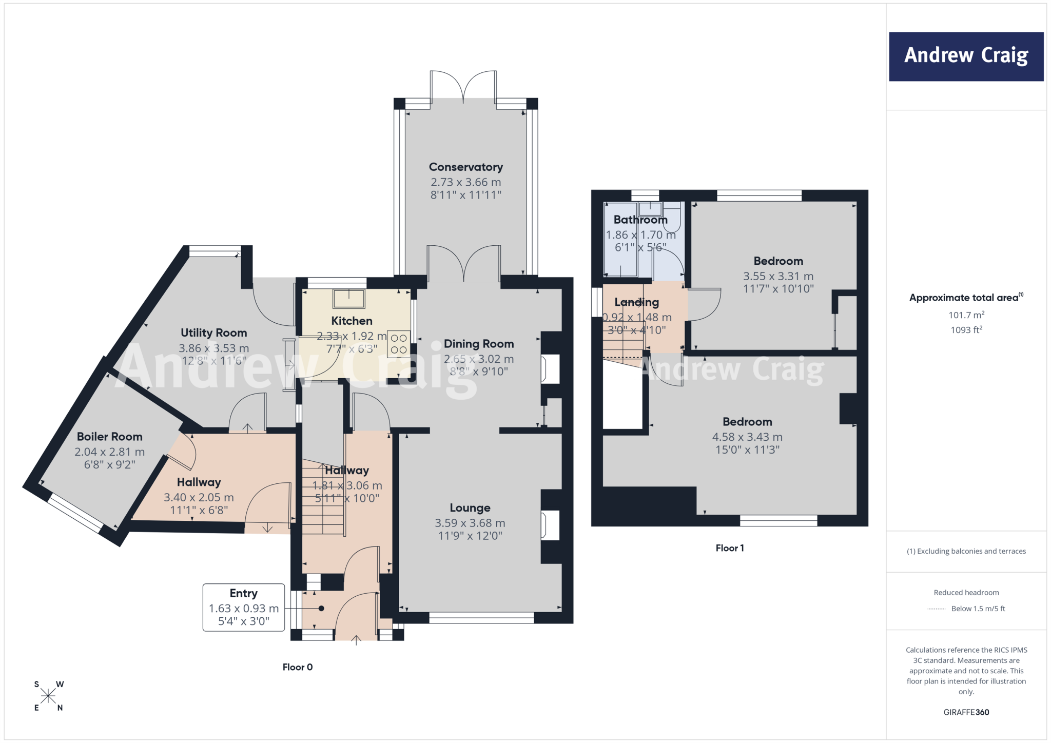 Richmond, Ryhope floorplan
