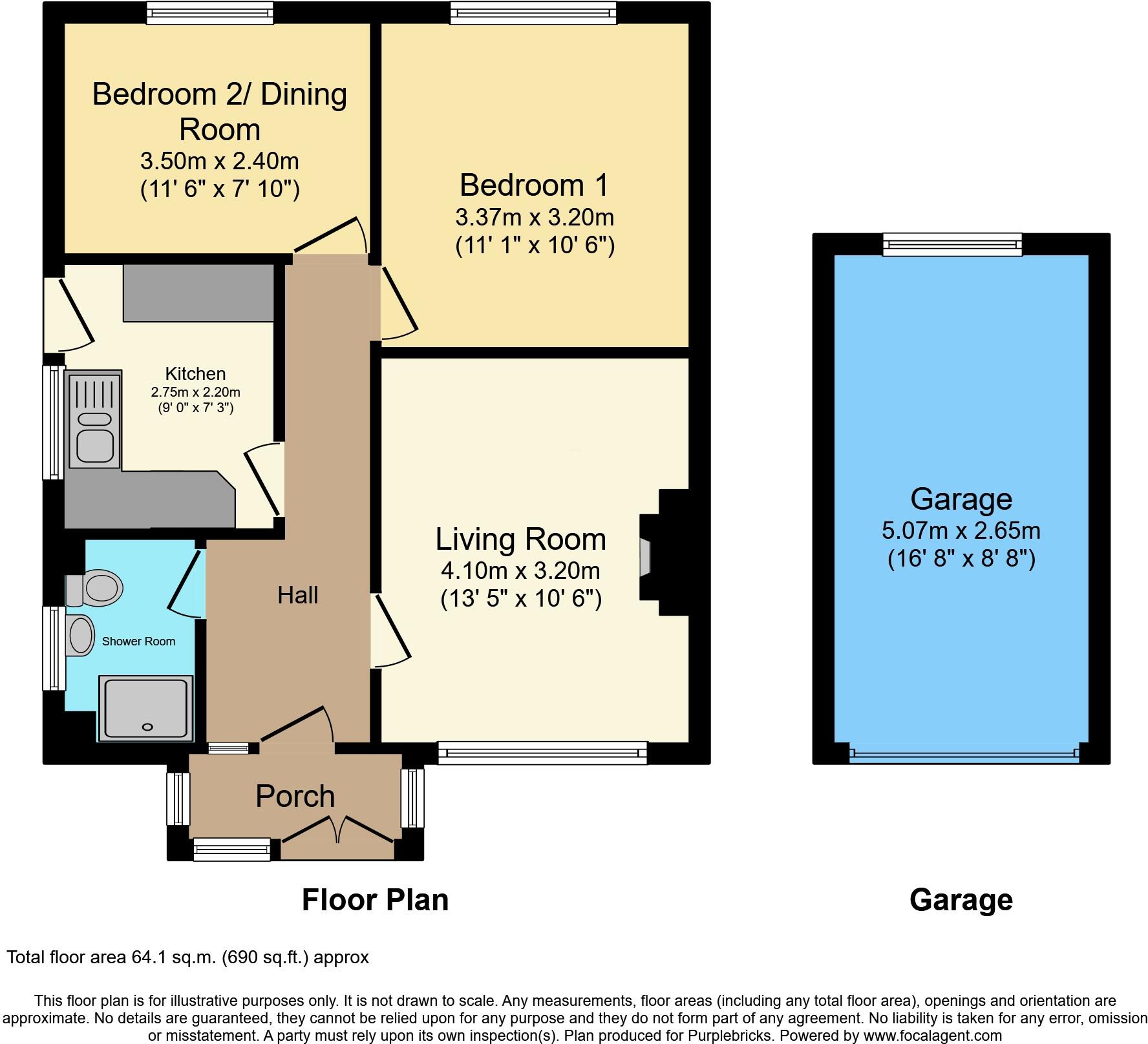 Avon Road, Nottingham, NG4 floorplan