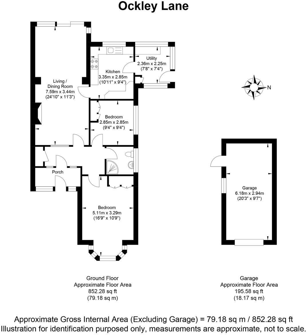 Ockley Lane, Hassocks, West Sussex, BN6 8BD floorplan