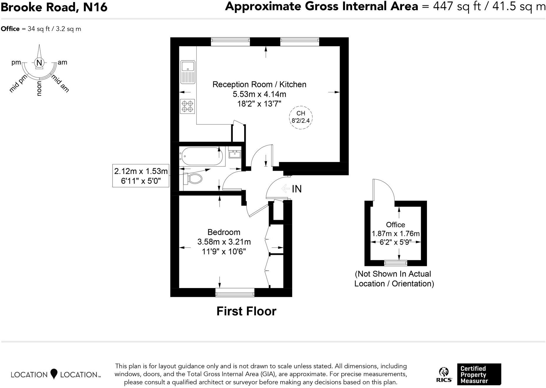 Brooke Road, London, N16 floorplan