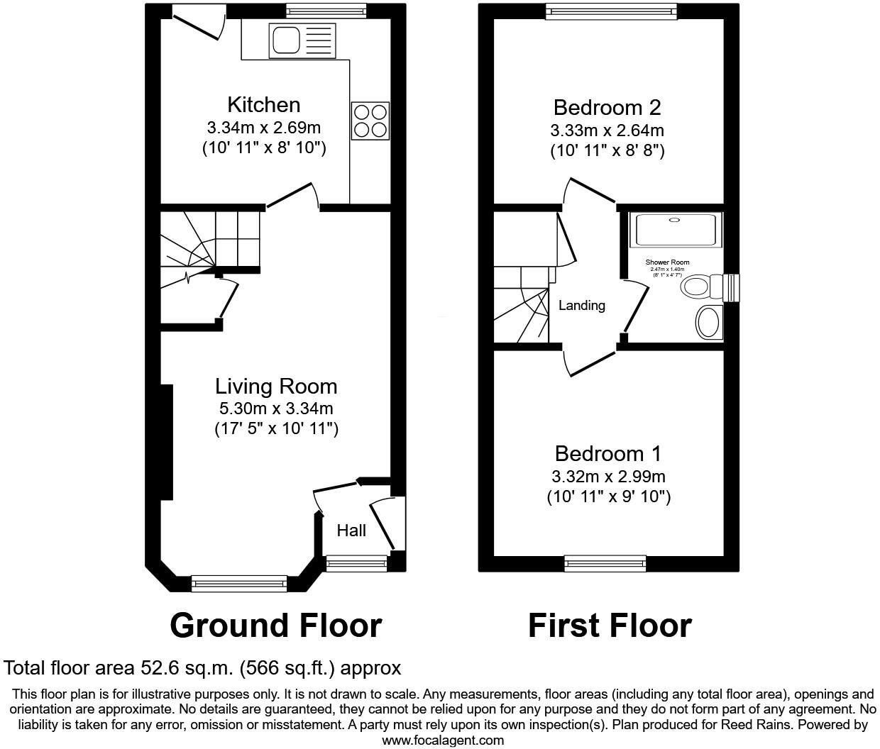 Birk Lane, Morley, Leeds, West Yorkshire, LS27 floorplan