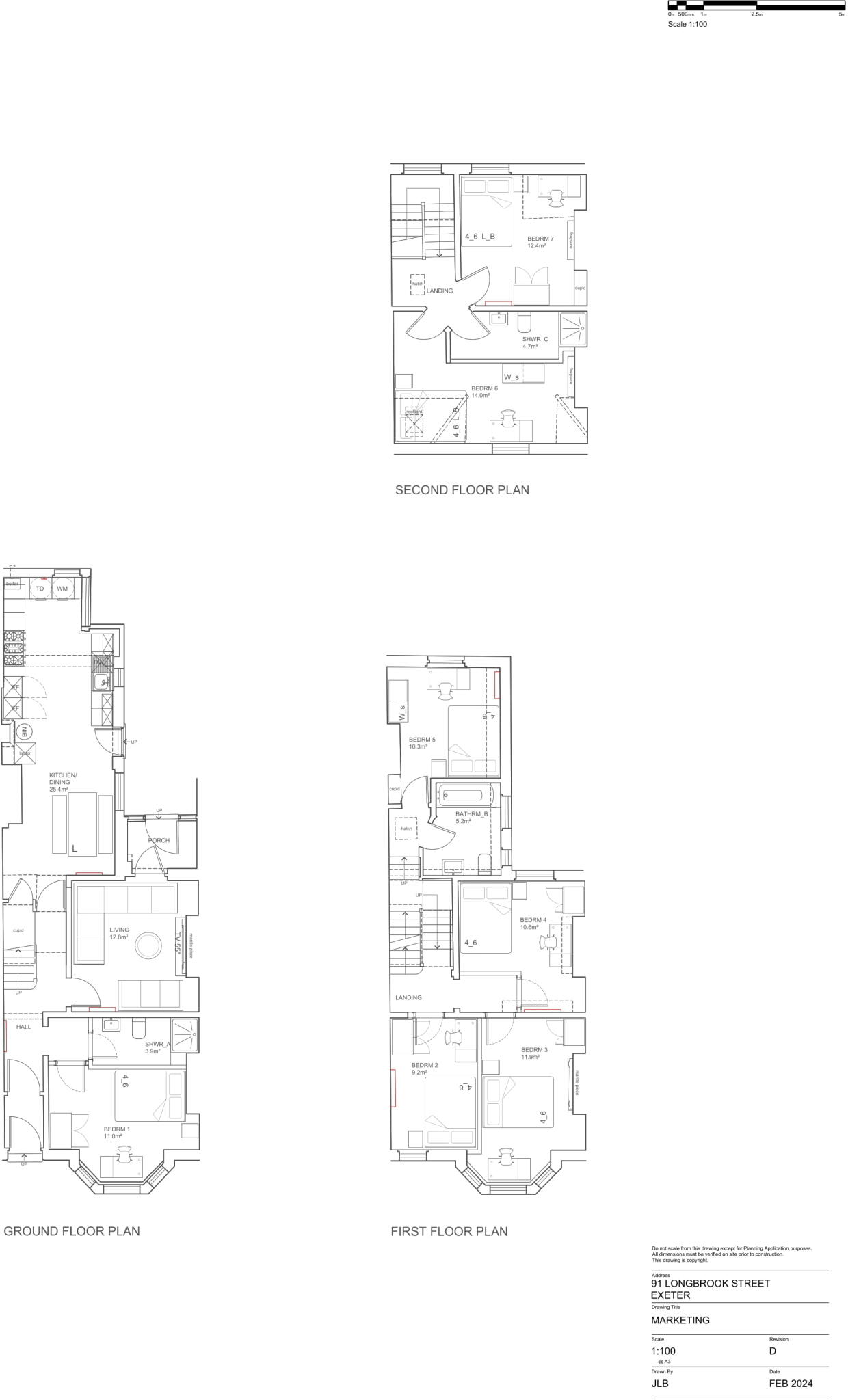 91 Longbrook Street EX4 6AU floorplan