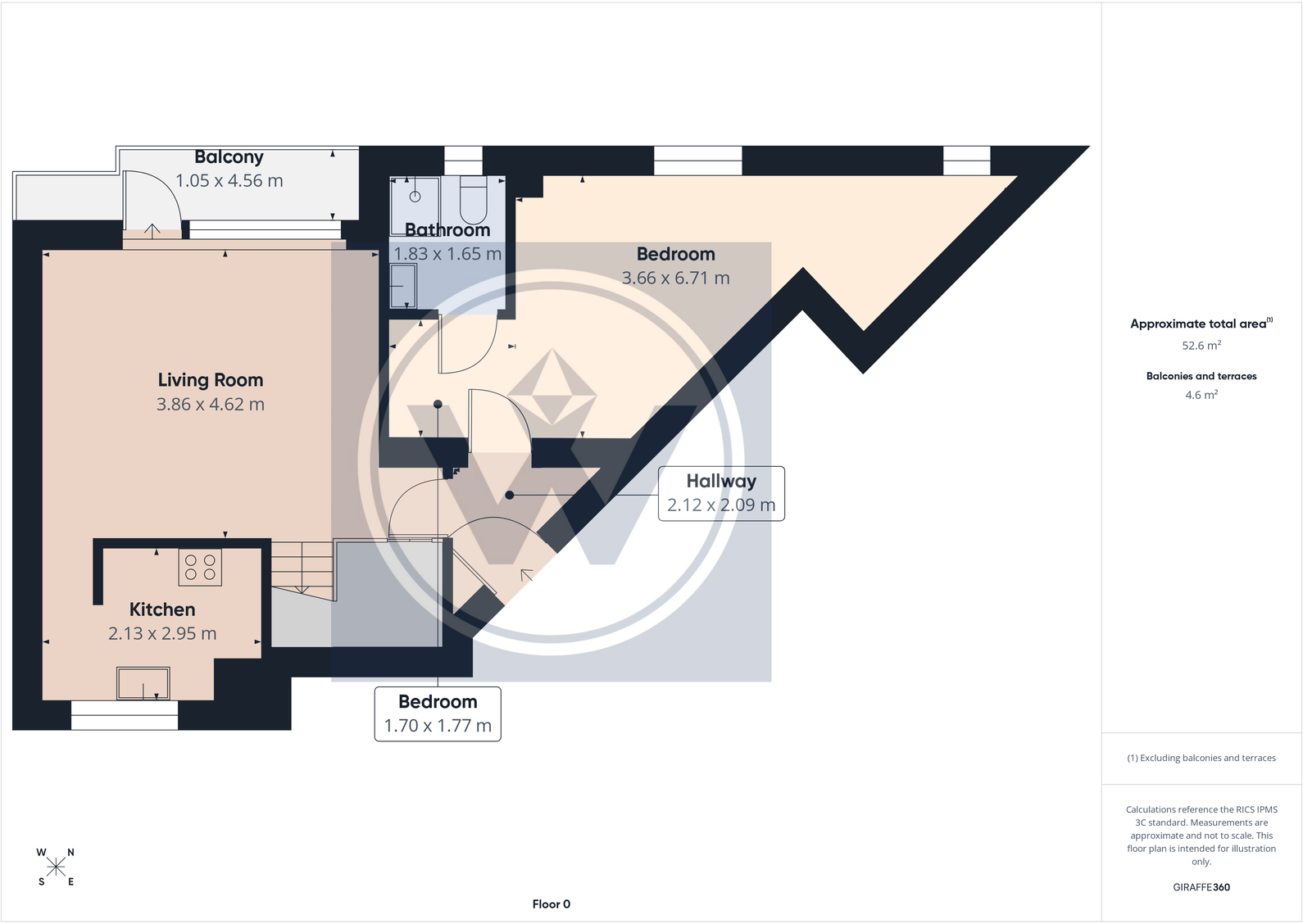 100 Stockport Road, Manchester, M13 9DZ floorplan