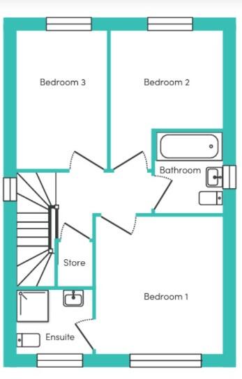Tulip Road, Witham St Hughs, LN6 floorplan