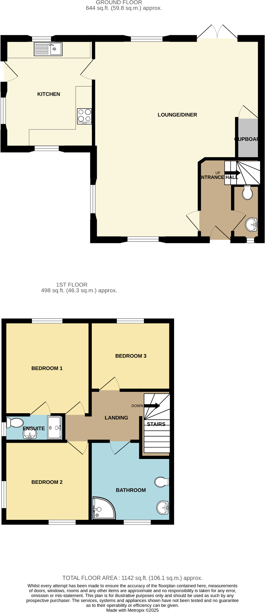 River Cottage, Wennington, LA2 floorplan