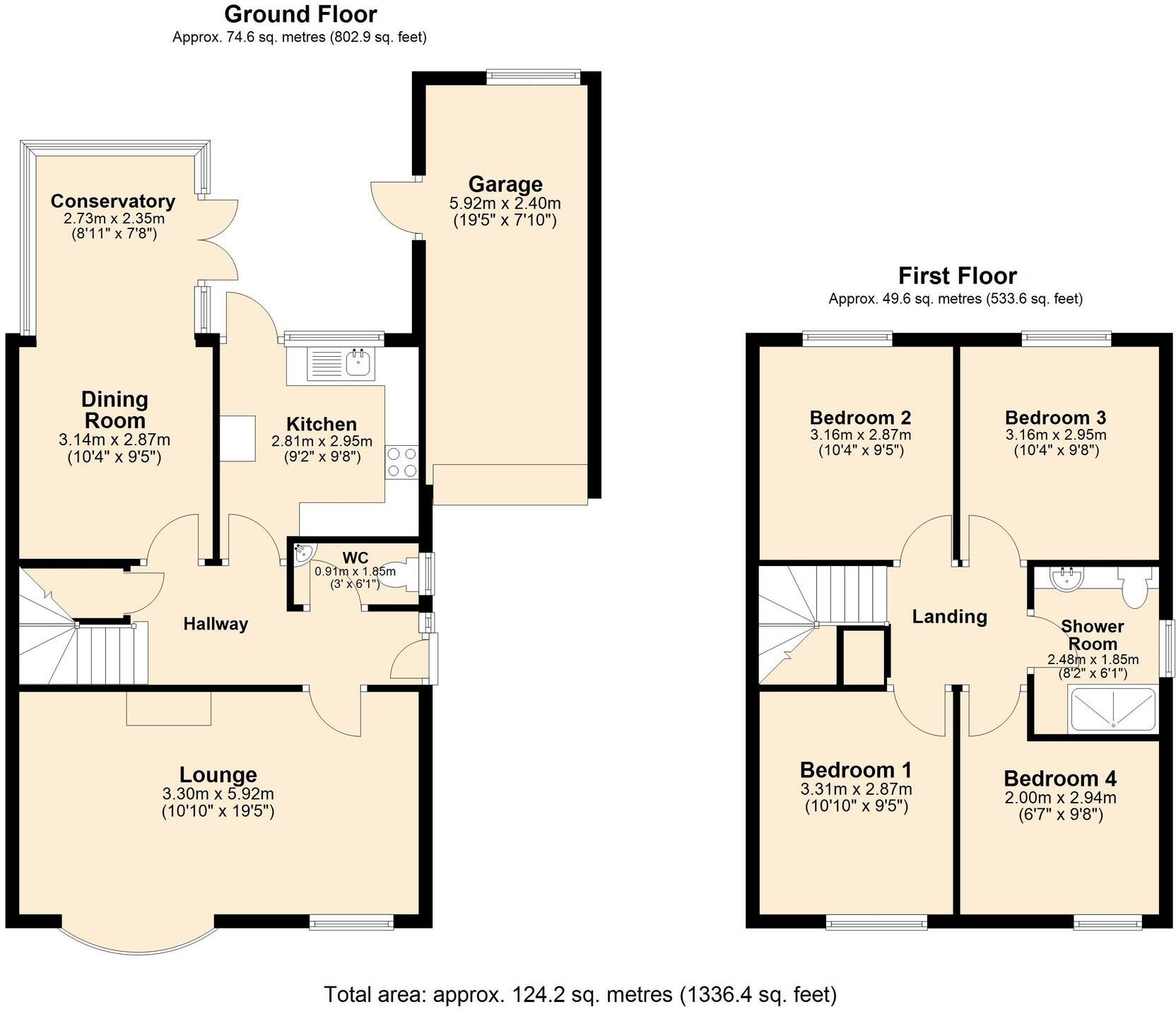 Old Way, Hathern, LE12 floorplan