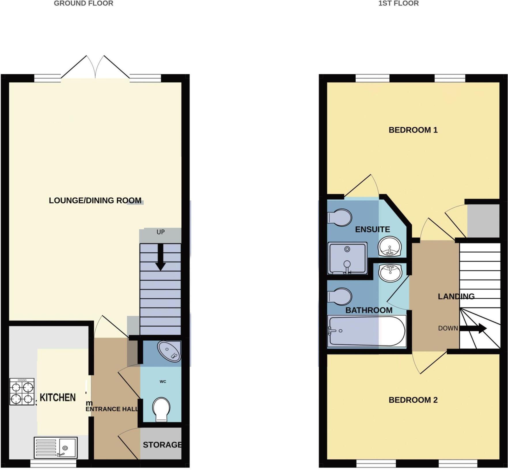 Fells Paddock, Marston Moretaine floorplan