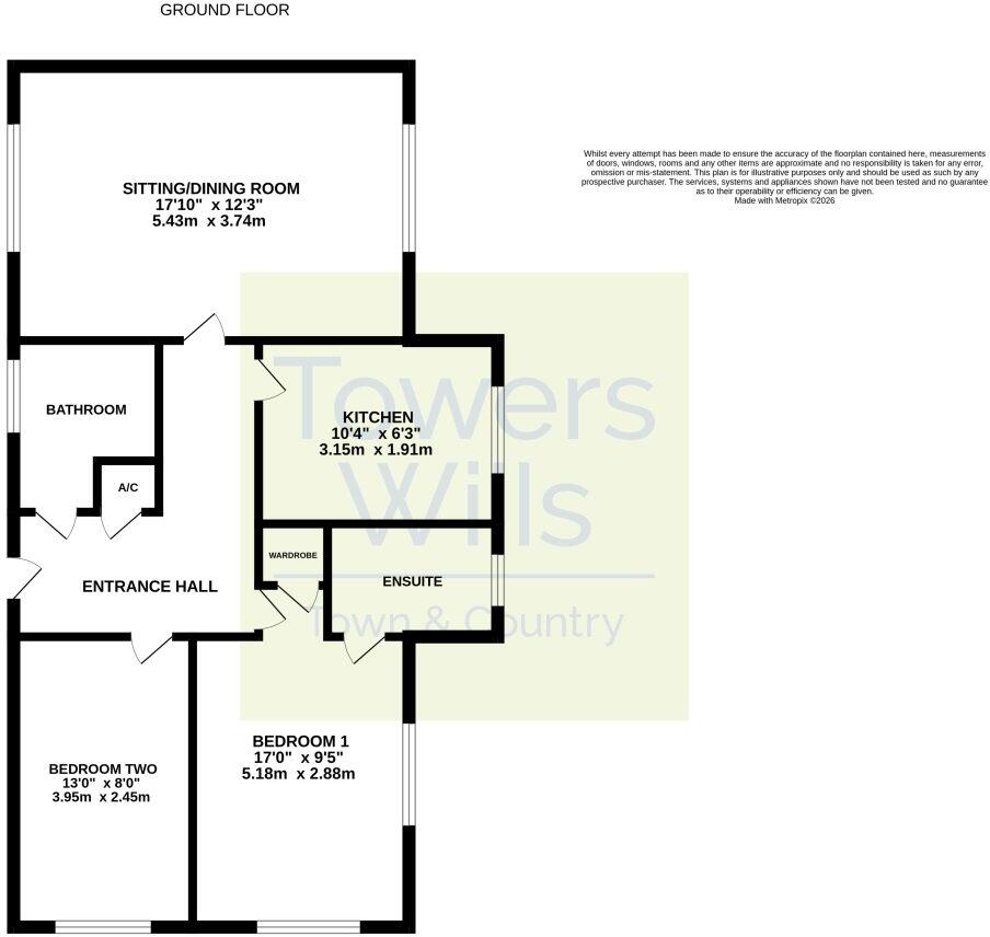 Ermine Street, Yeovil, Somerset, BA21 floorplan