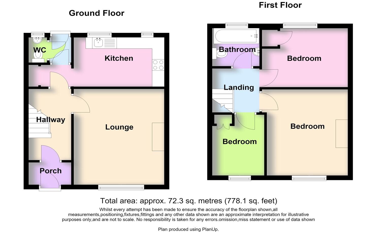 Roughley Avenue, Great Sankey South, WA5  1BL floorplan
