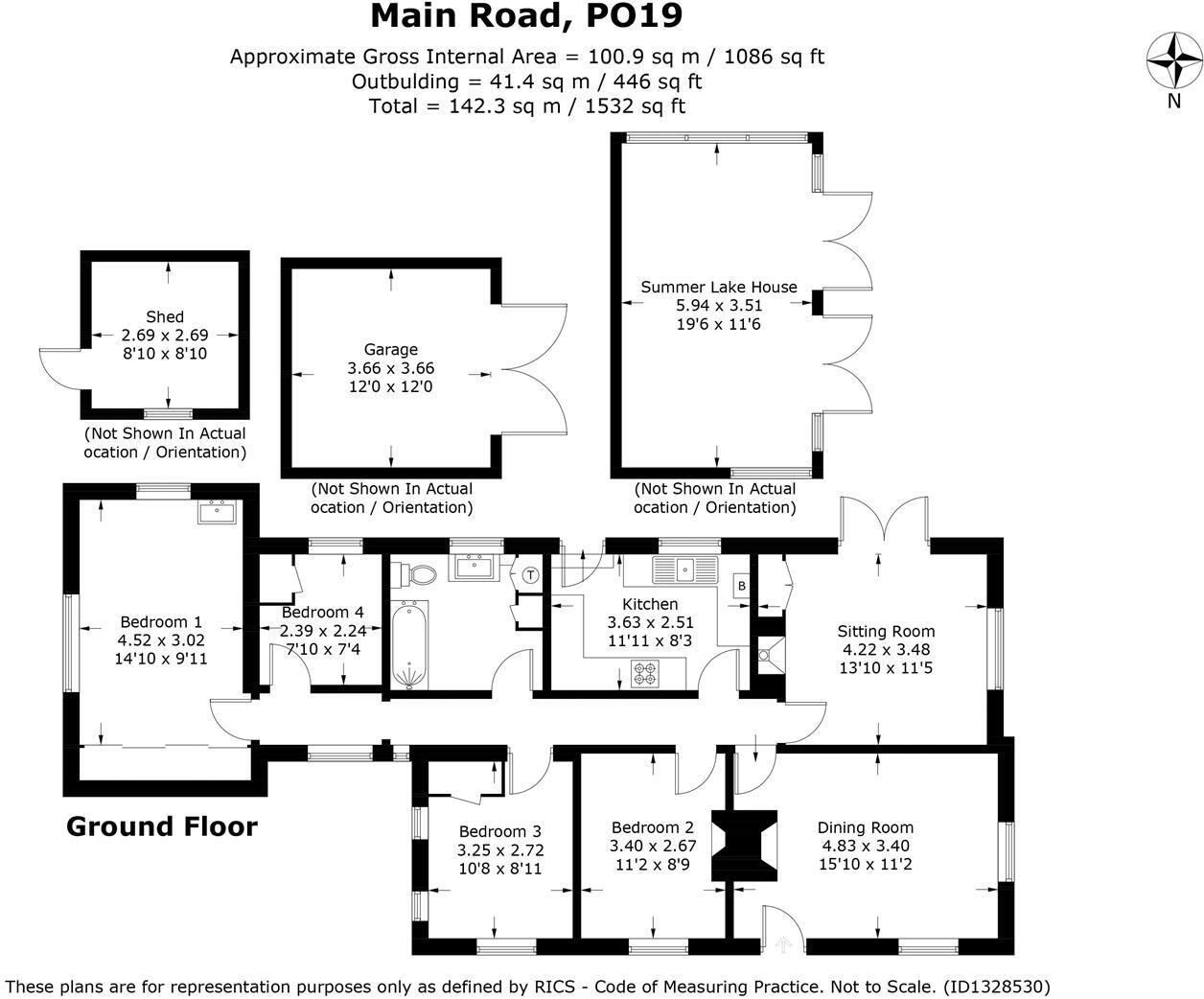 Fishbourne Road West, Chichester floorplan