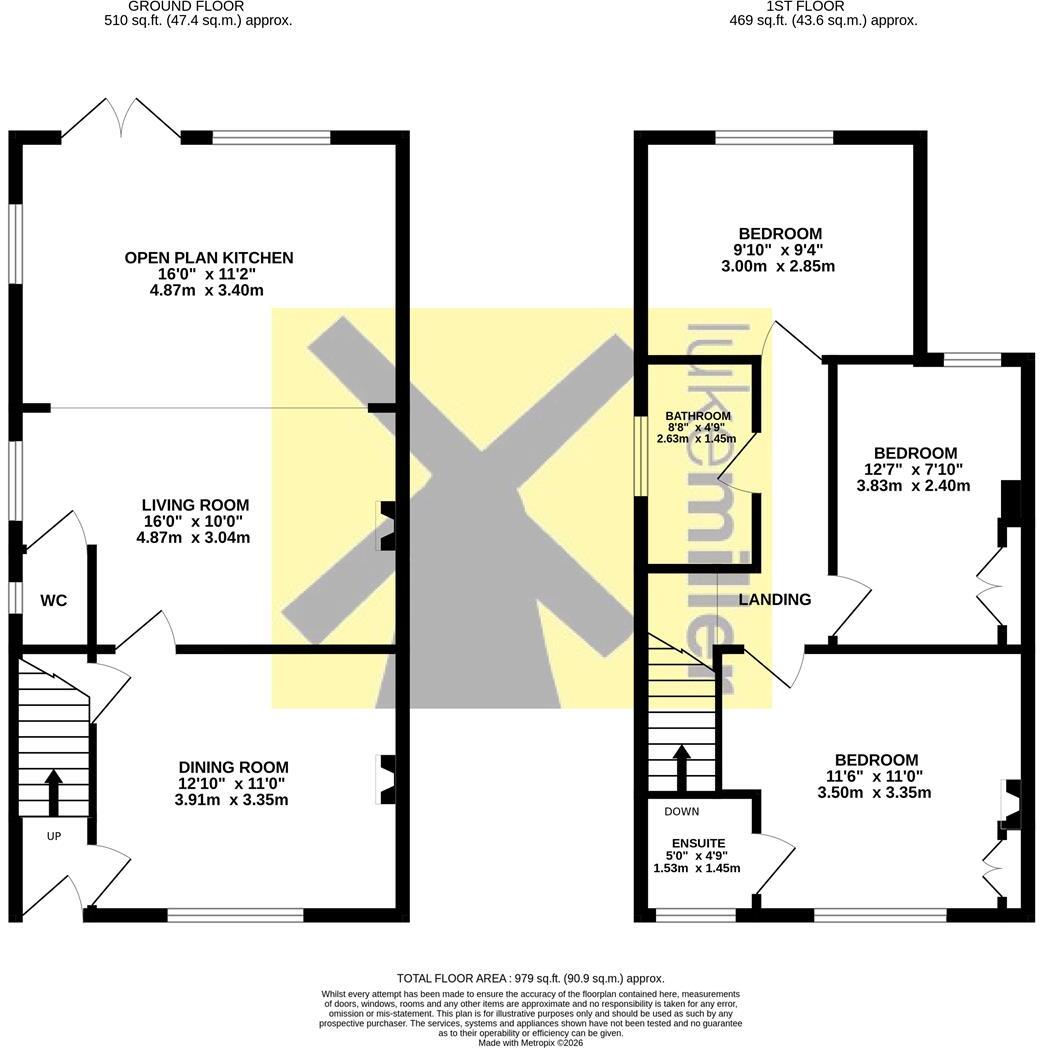 Myton On Swale, York floorplan