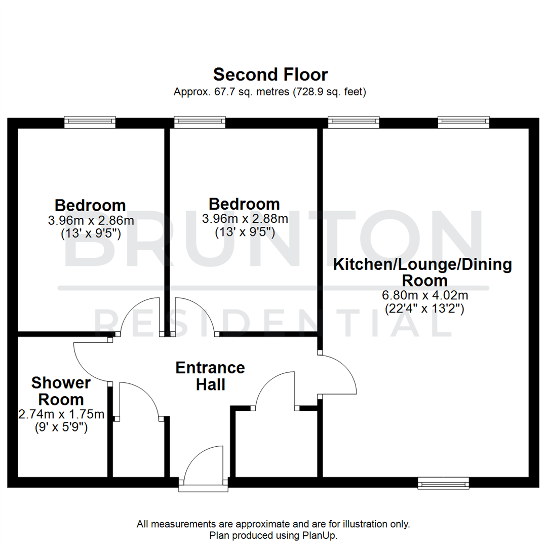 Montague Court, Hallgate, Hexham, NE46 floorplan