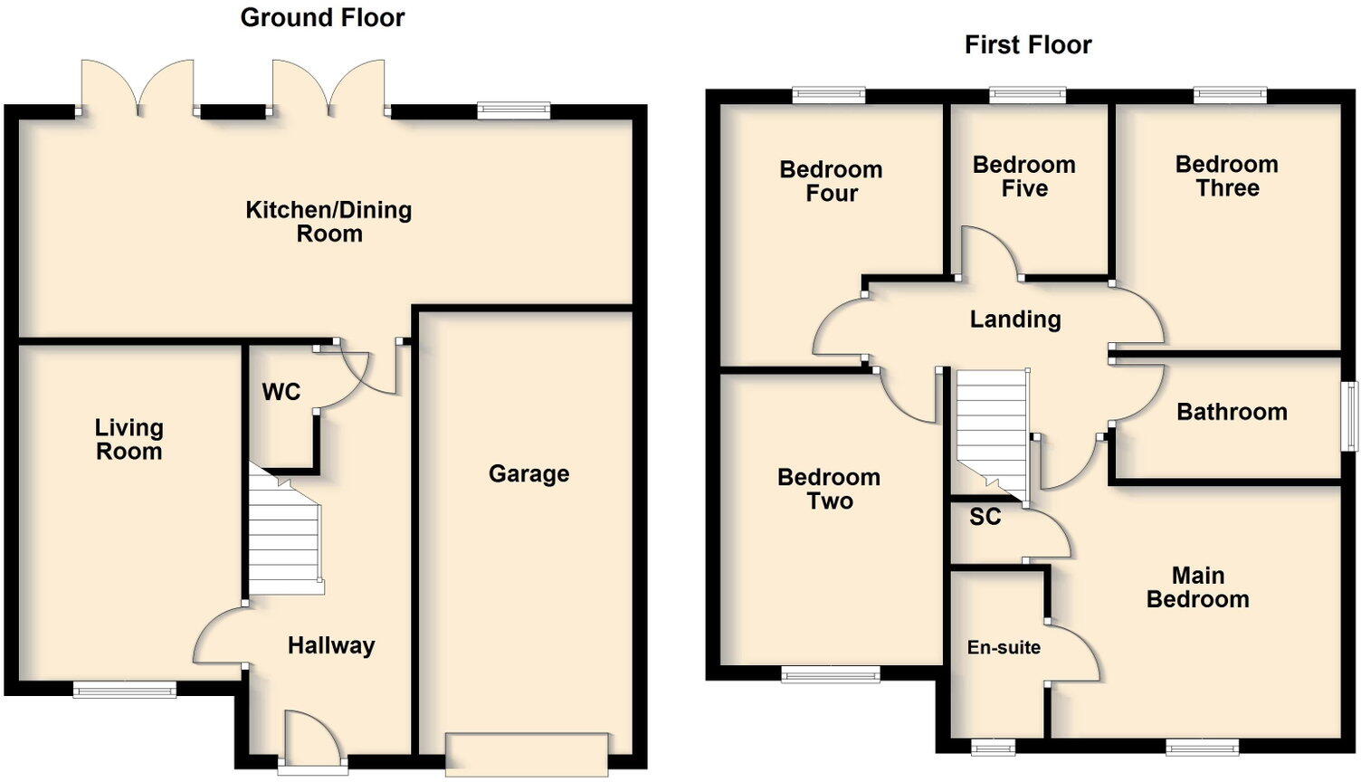 Fowler Drive, Market Harborough, LE16 9HW floorplan