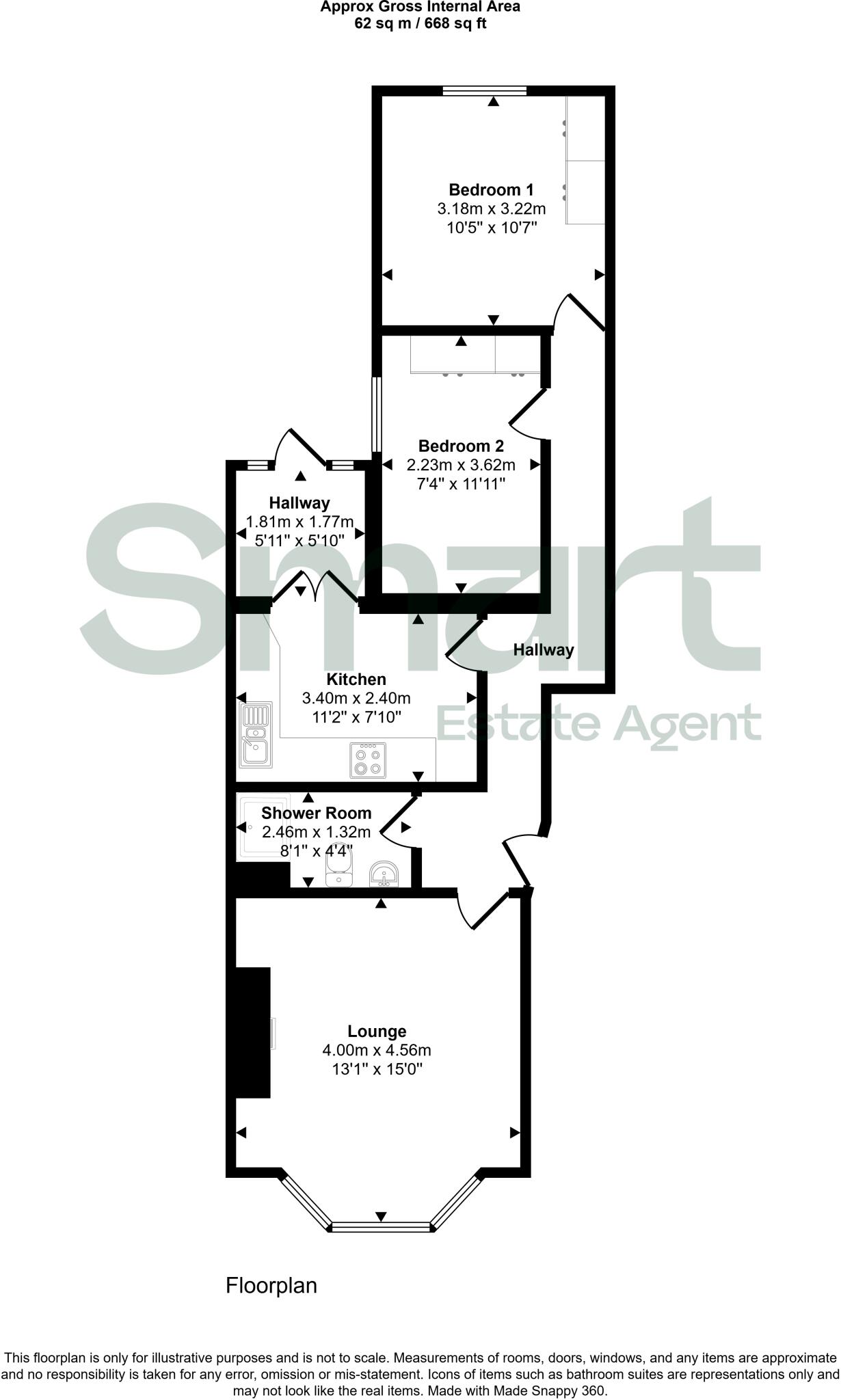 Hillsborough Avenue, Exeter floorplan