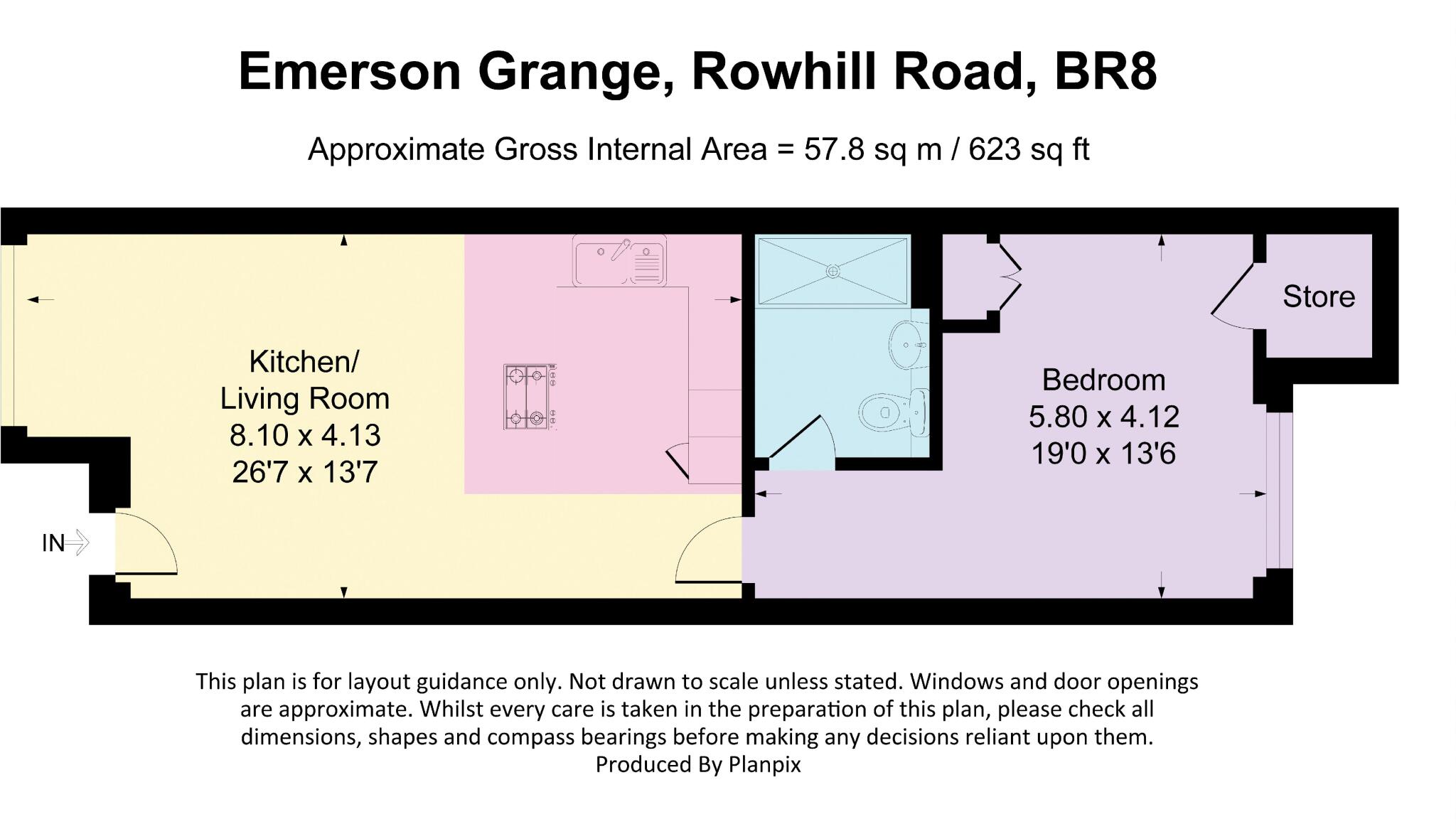 Rowhill Road, Hextable floorplan