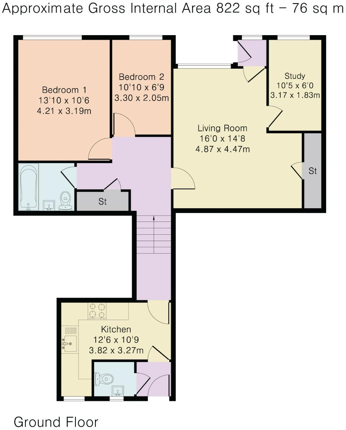 Paveley Street, London, NW8 floorplan
