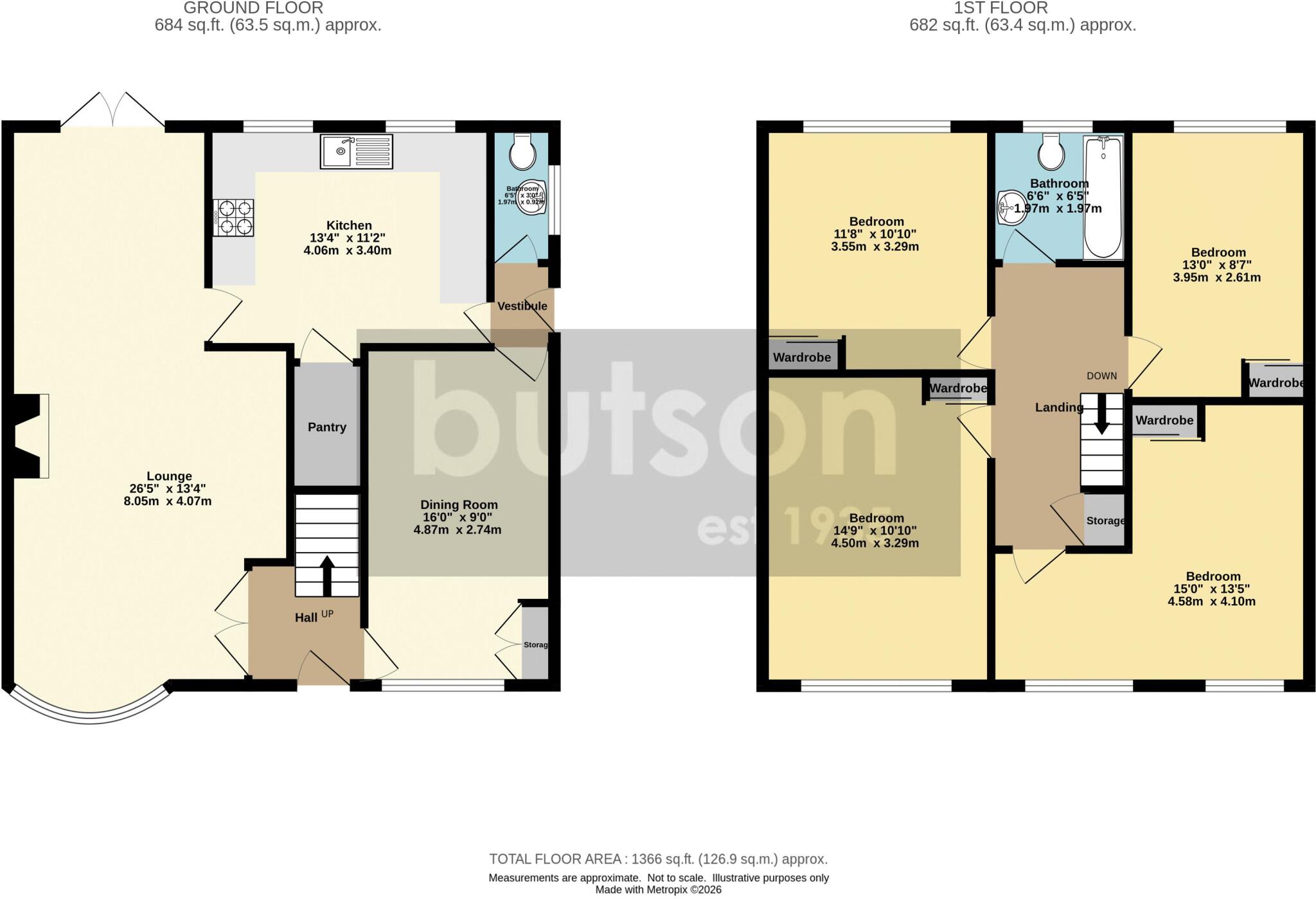 2 Cottesmore Place, Blackpool, FY3 8SB floorplan