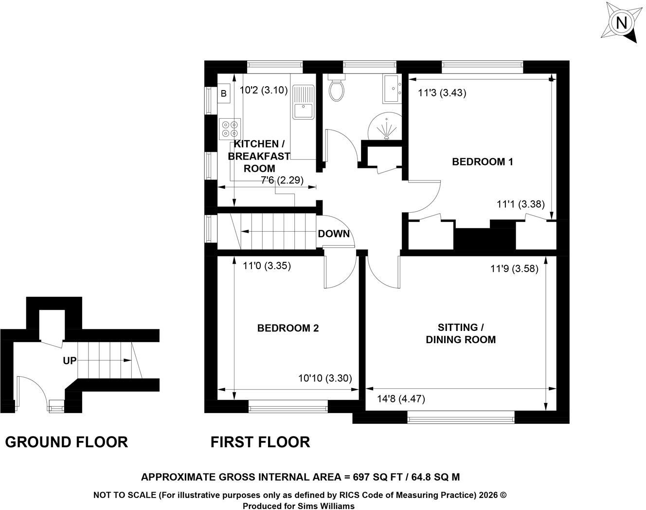 Gilbert Road, Chichester floorplan