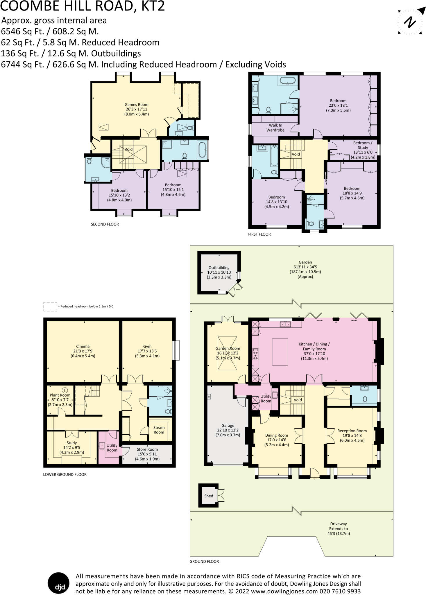 Coombe Hill Road, Coombe, Kingston upon Thames, KT2 floorplan