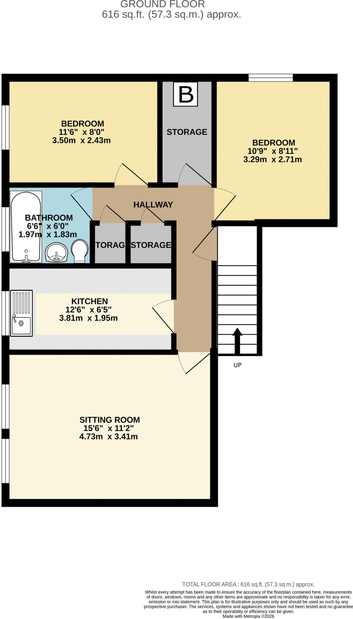 Sherborne Close, Hereford floorplan