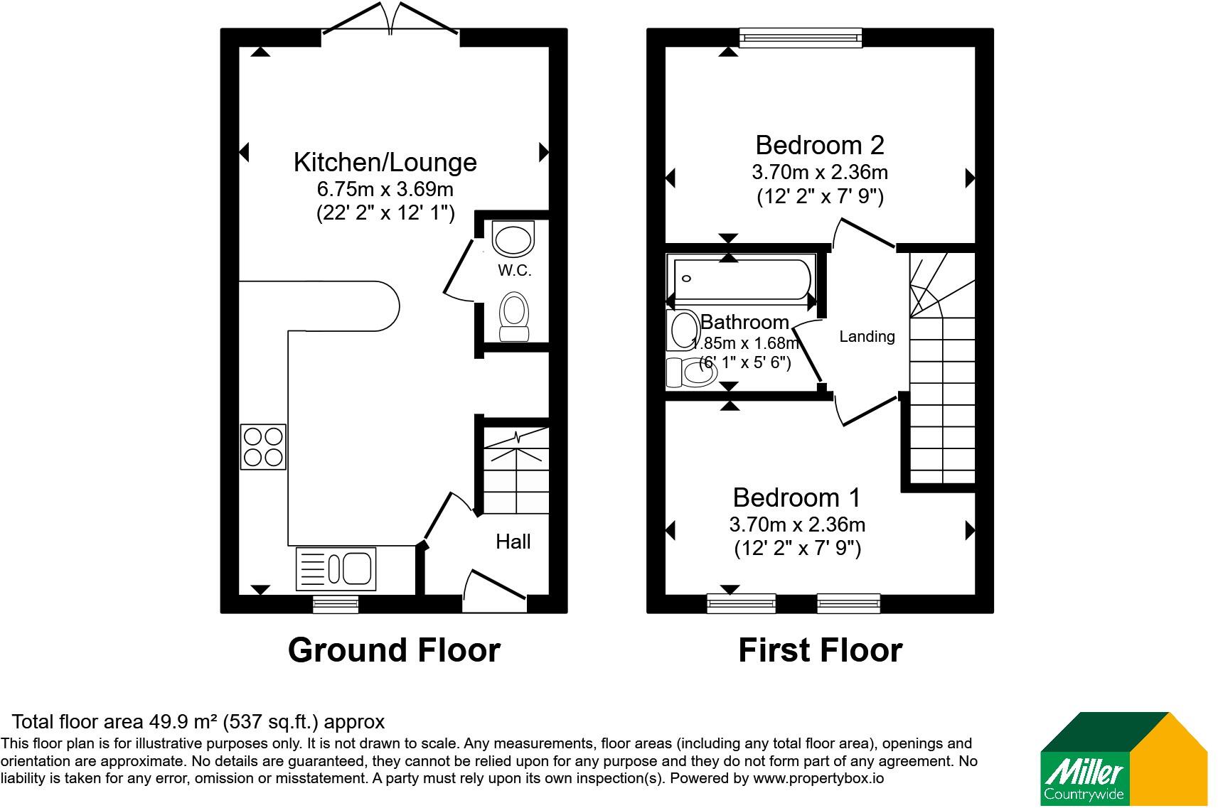 Tucking Mill Street, Bodmin, Cornwall, PL31 floorplan