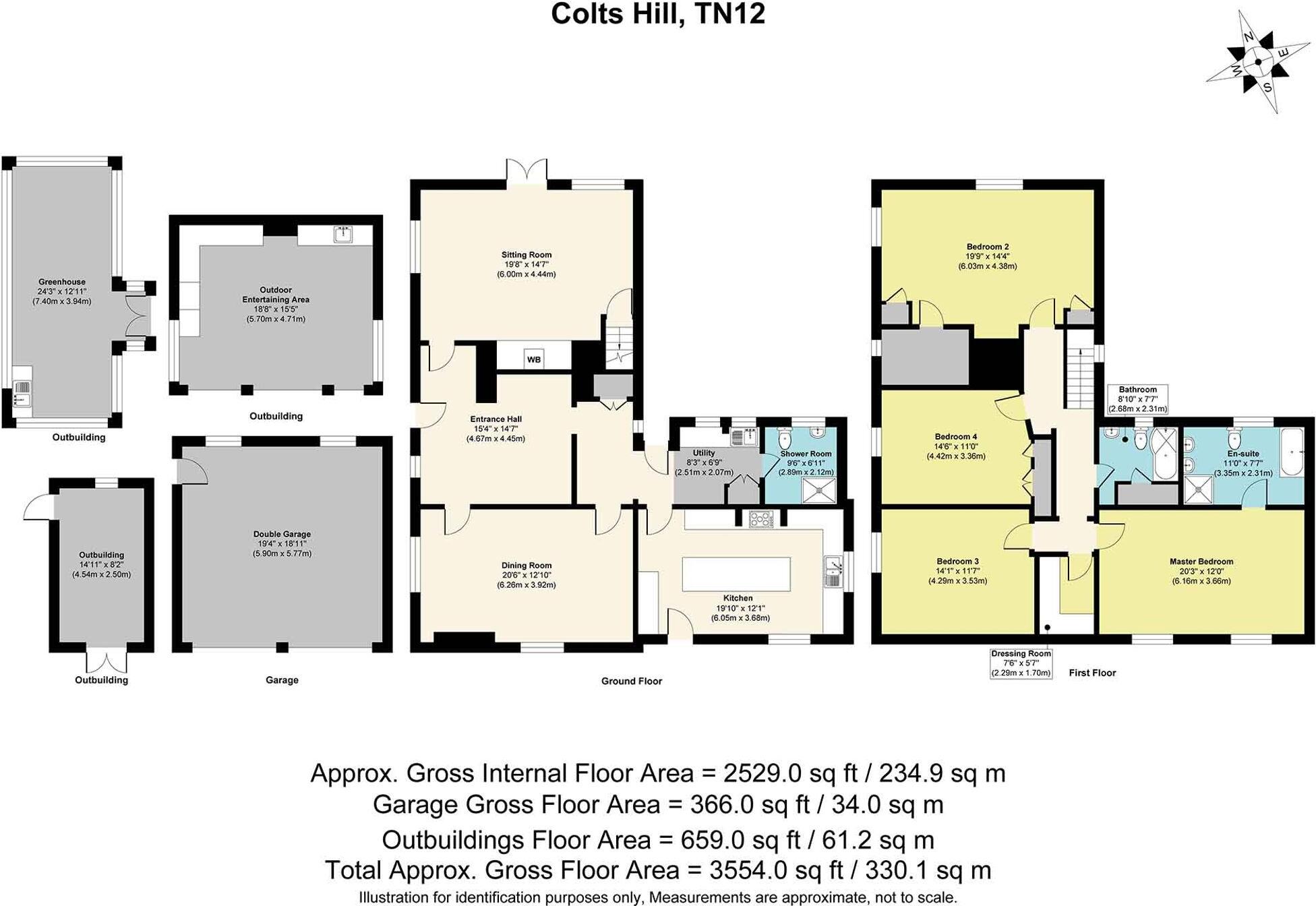 Colts Hill, Five Oak Green, TN12 floorplan