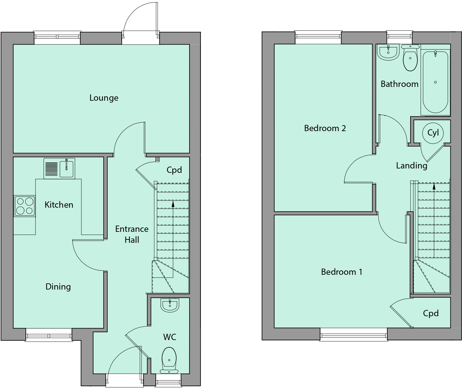 Skylark Rise, Oulton, Lowestoft floorplan