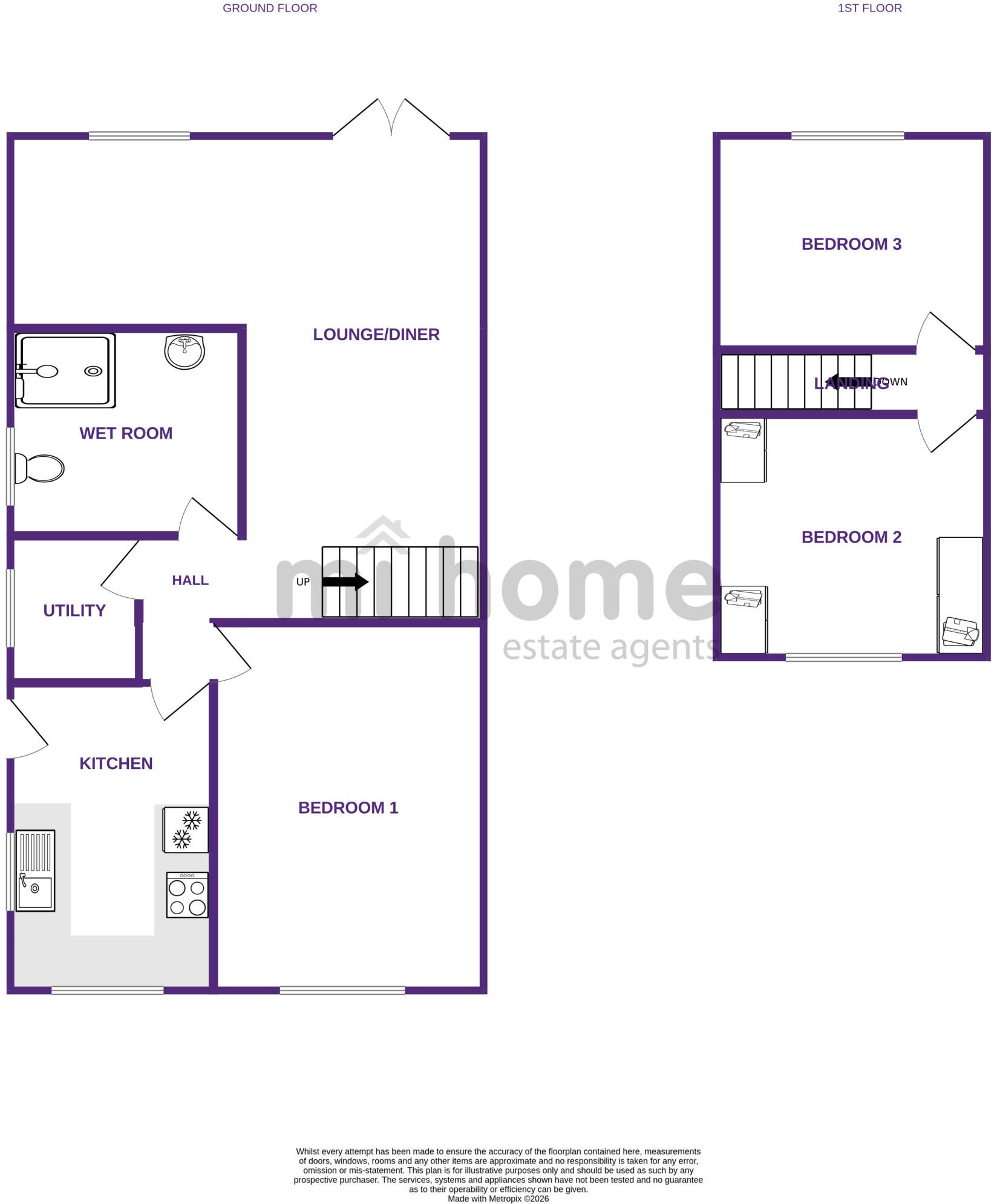 Rydal Avenue, Freckleton, Preston, Lancashire, PR4 floorplan