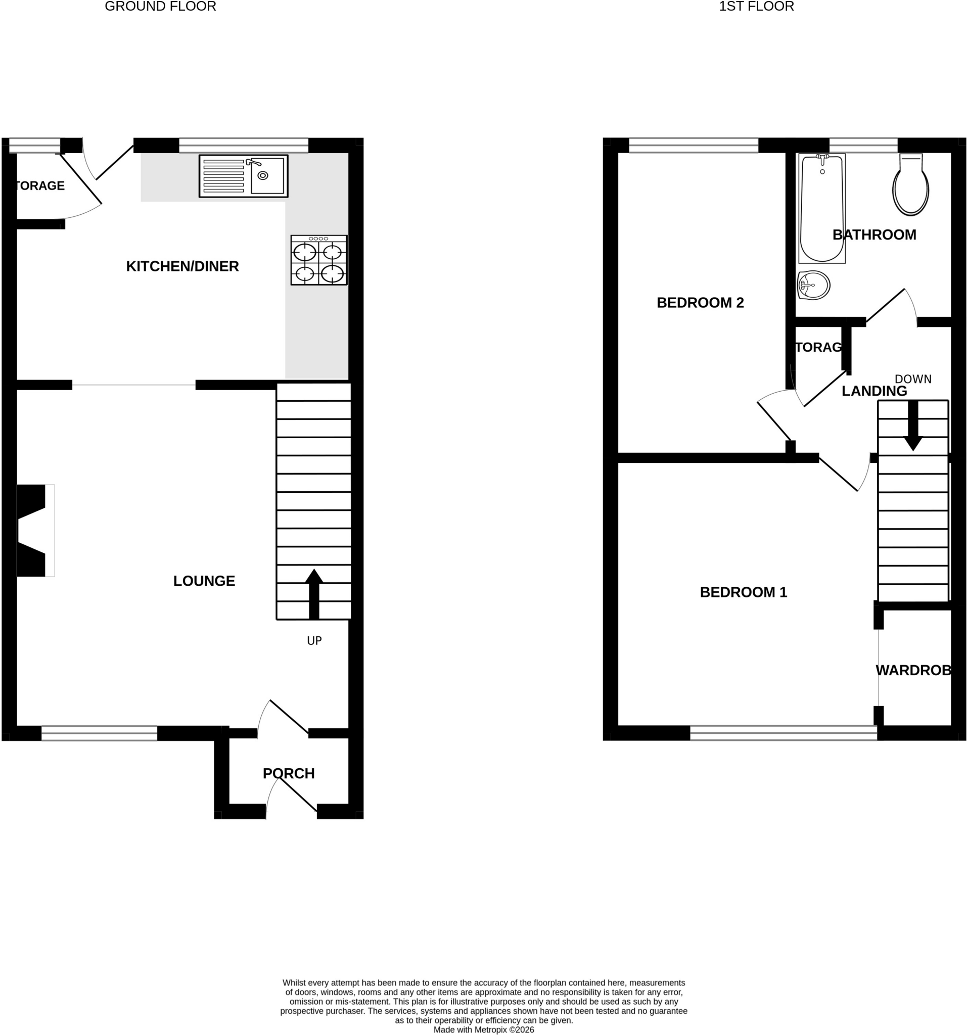 Carolina Way, Tiptree floorplan