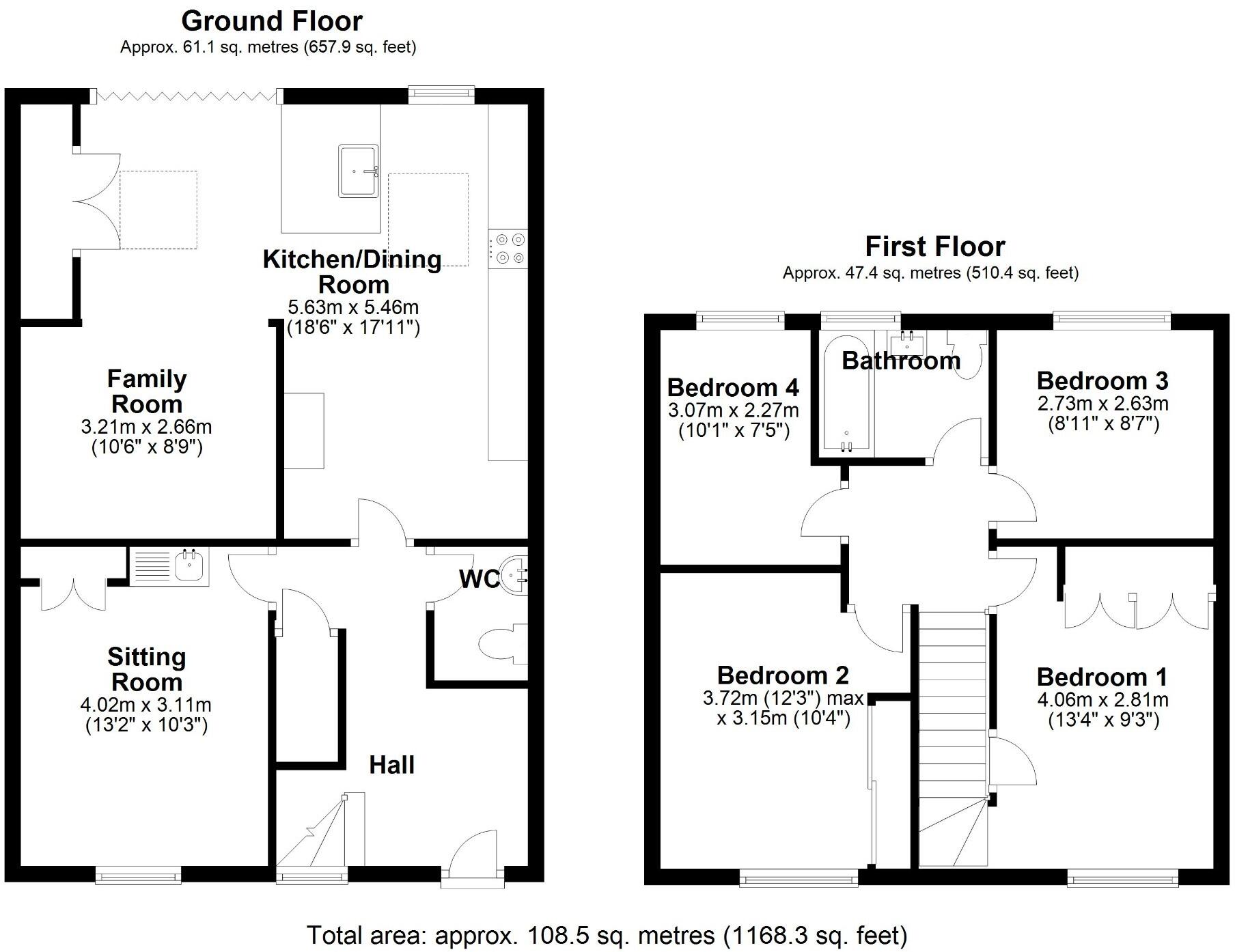 Holly Walk, Welwyn Garden City, Hertfordshire, AL8 floorplan