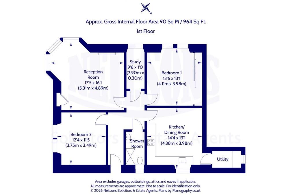 2 Golf Course Road, Bonnyrigg, EH19 2EX floorplan
