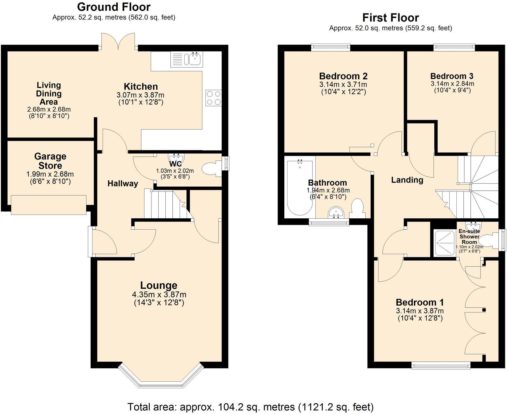 Wattle Close, Sileby, LE12 floorplan