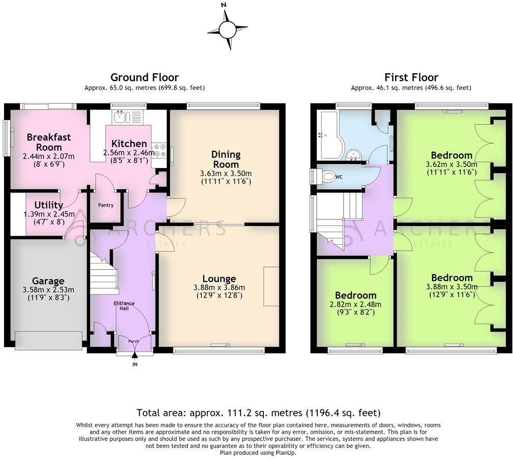 Barnfield Avenue, Crosspool, Sheffield floorplan
