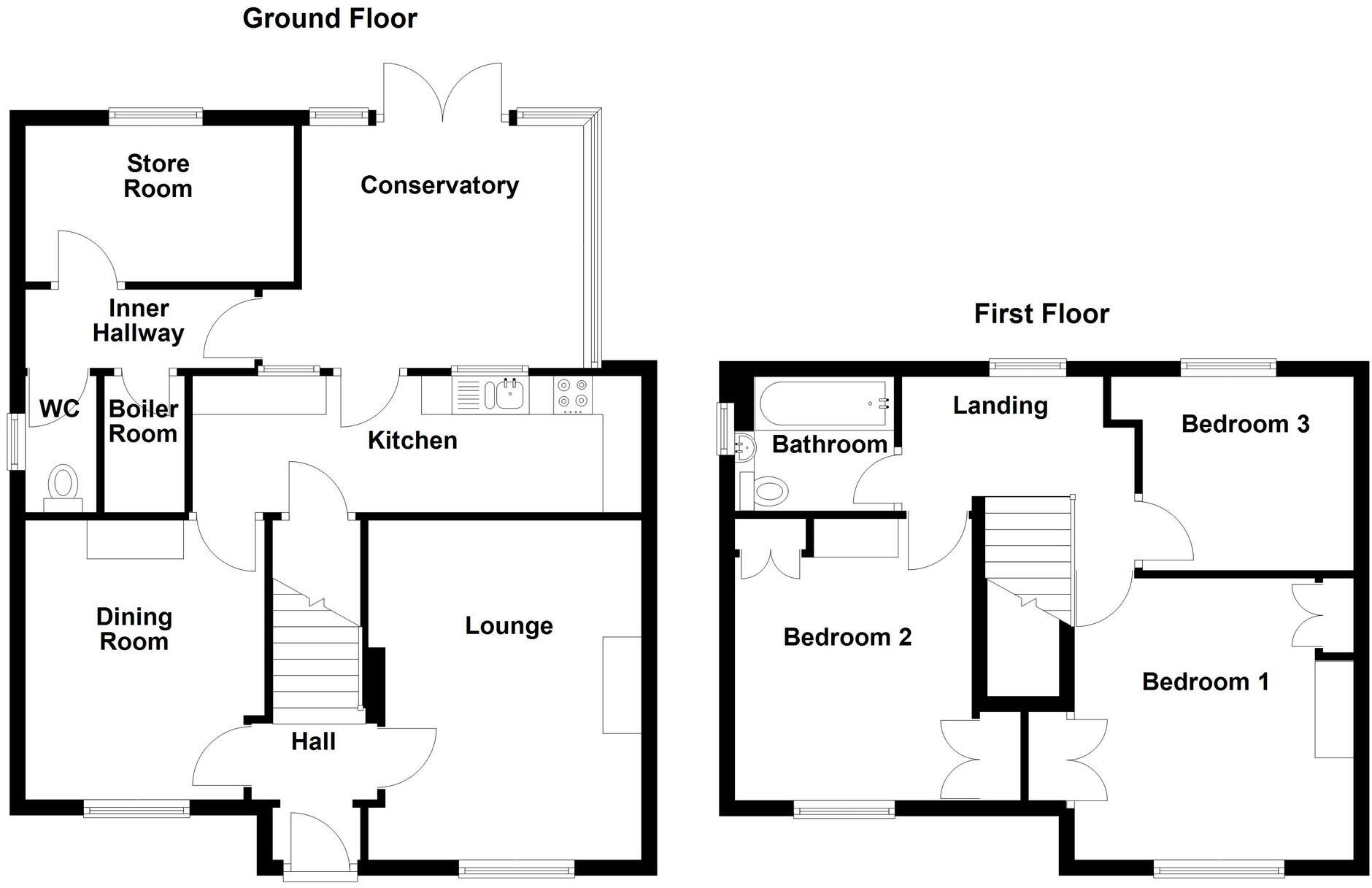 Abbey Drive, Ashby-De-La-Zouch, LE65 floorplan