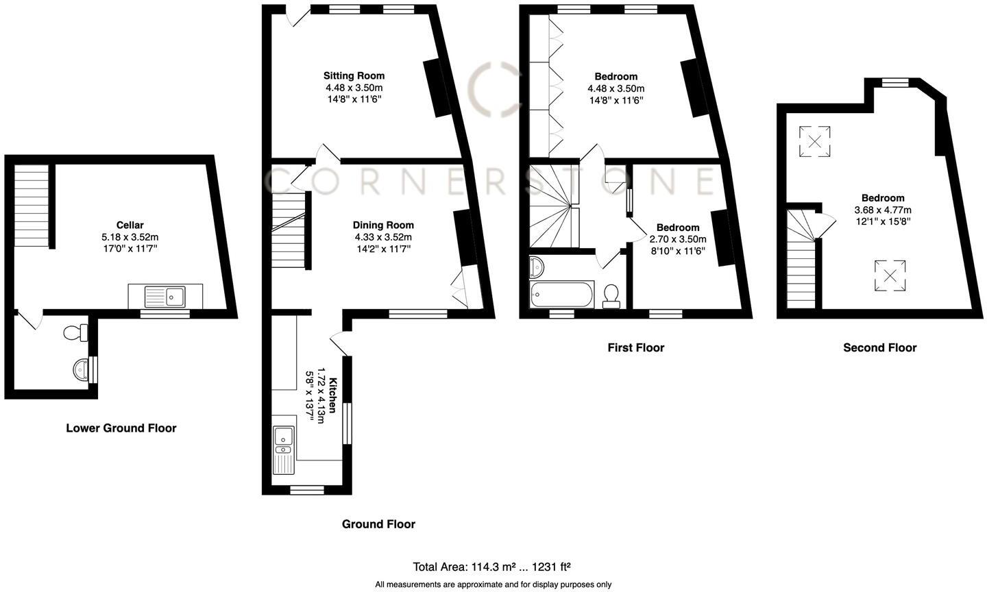 25, Greenwood Mount, Meanwood, Leeds, West Yorkshire. floorplan