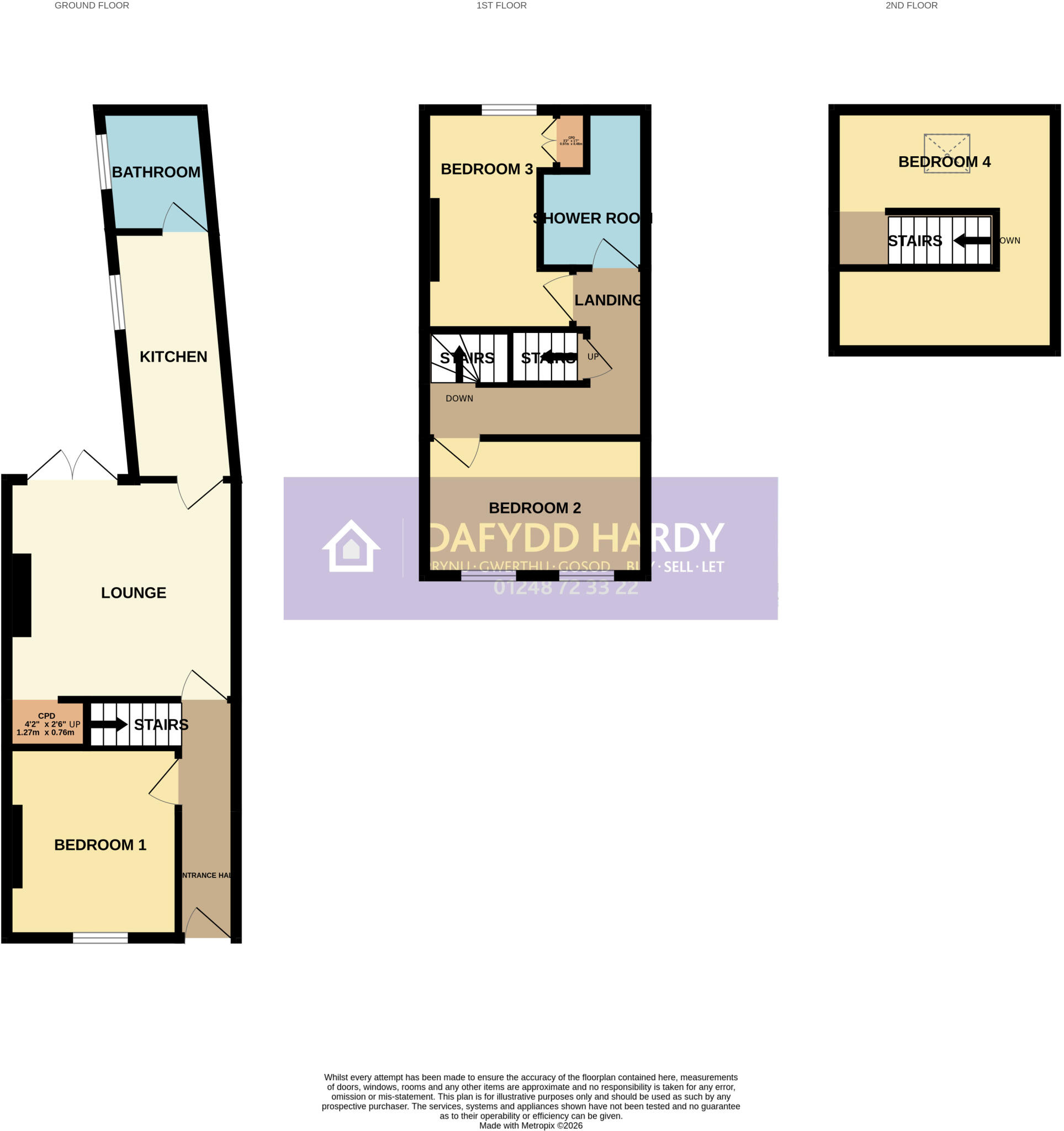 Caernarfon Road, Bangor, Gwynedd, LL57 floorplan