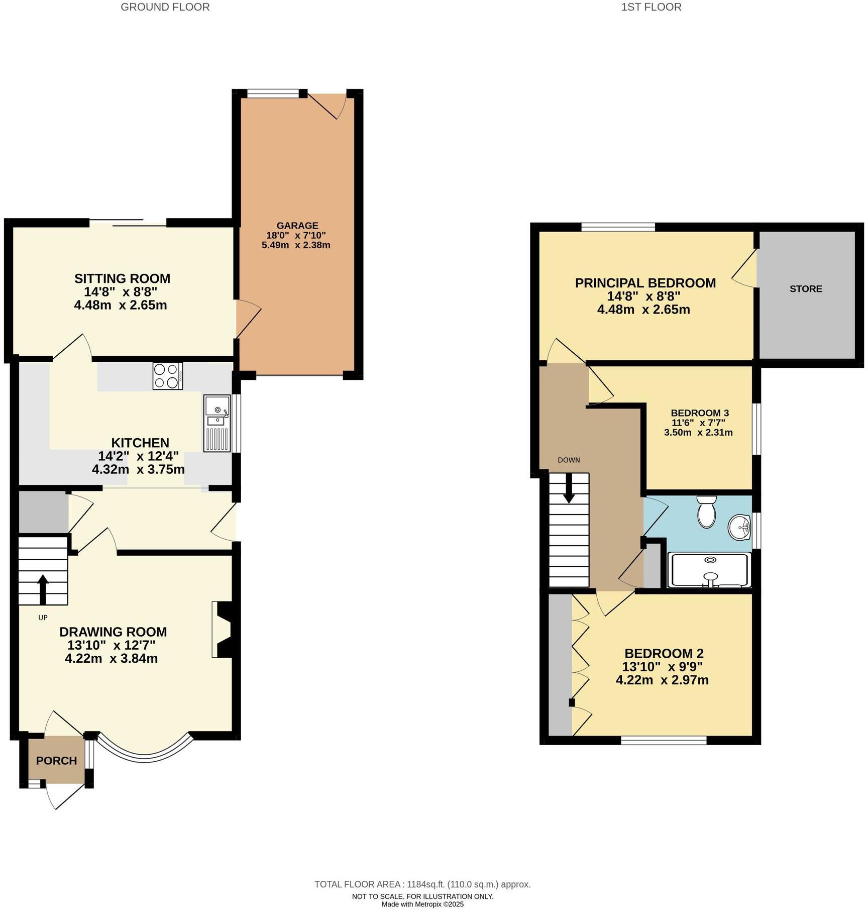22 High Street, Claverley, WV5 floorplan