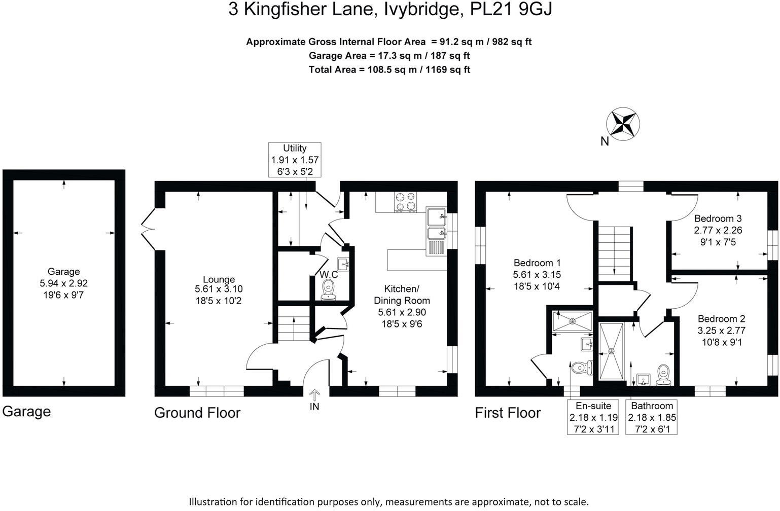 Kingfisher Lane, Ivybridge, Devon floorplan